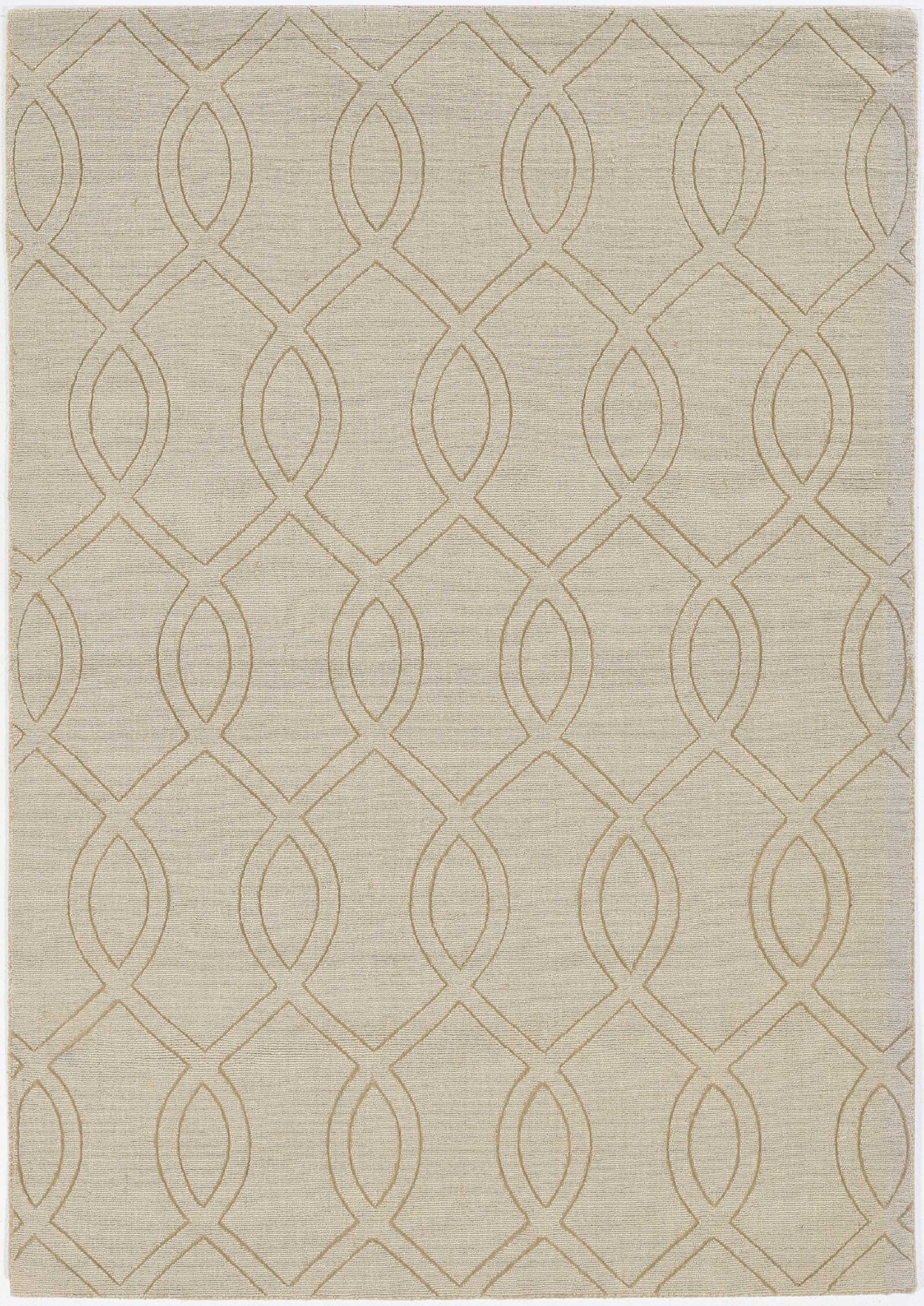 17" X 90" Beige Polyester Rug