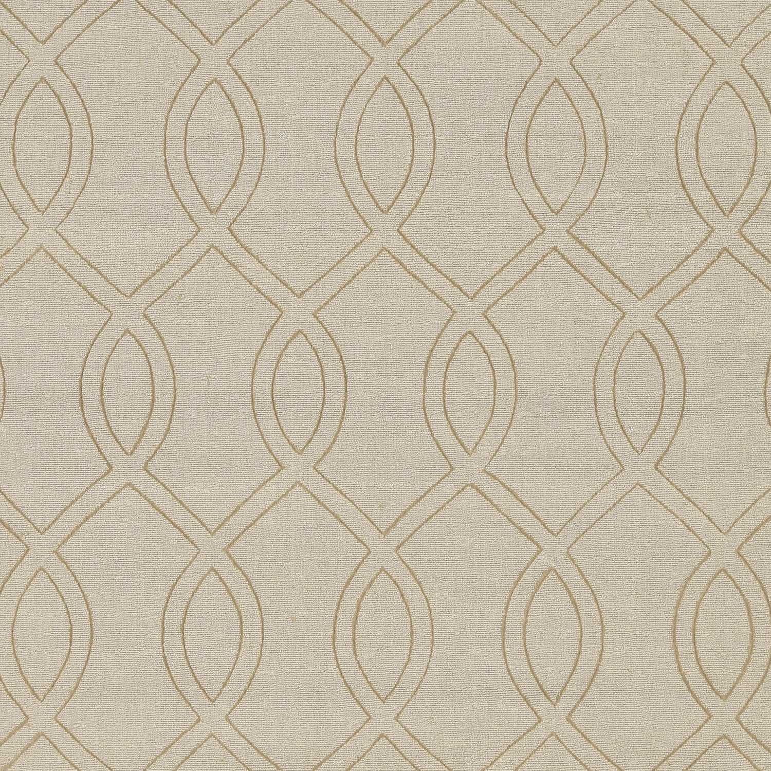 60" X 84" Beige Polyester Rug