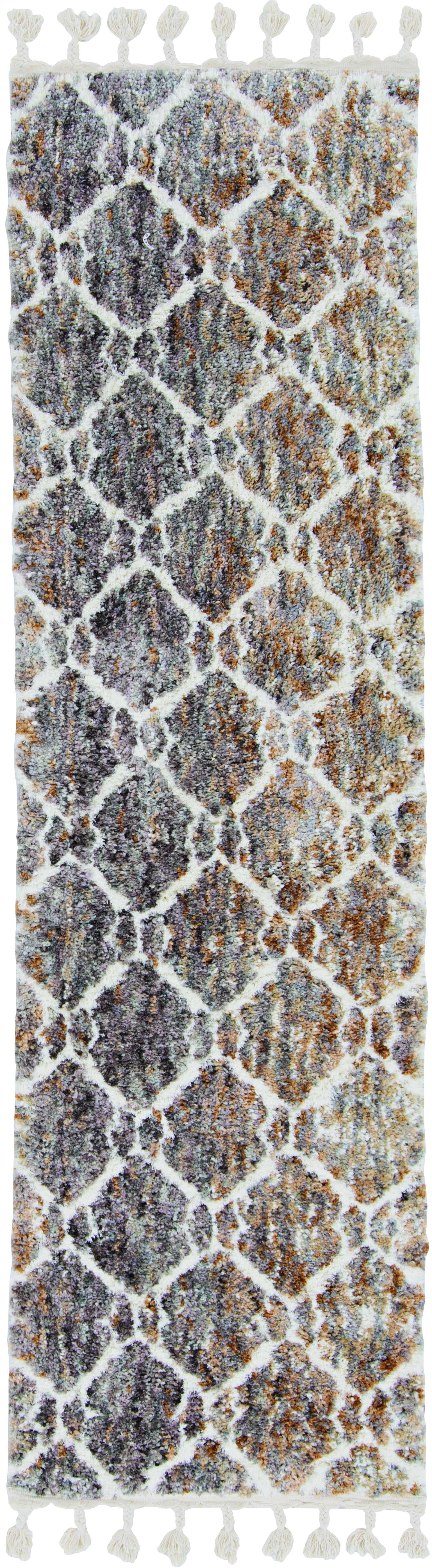 63" X 91" Grey or  Sand Polyester Rug