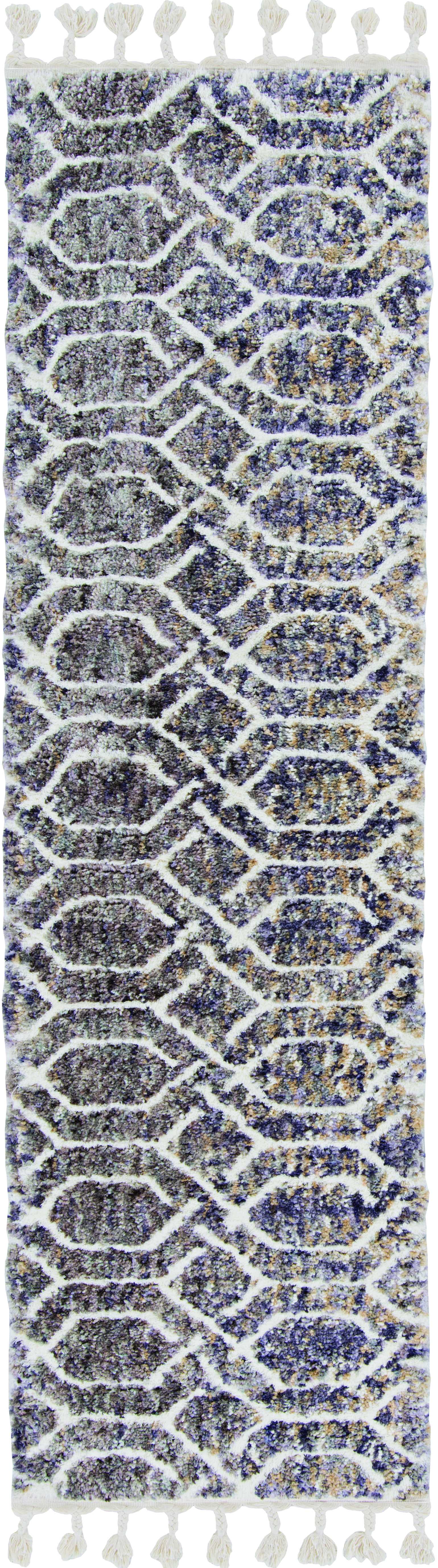 63" X 91" Grey Polyester Rug