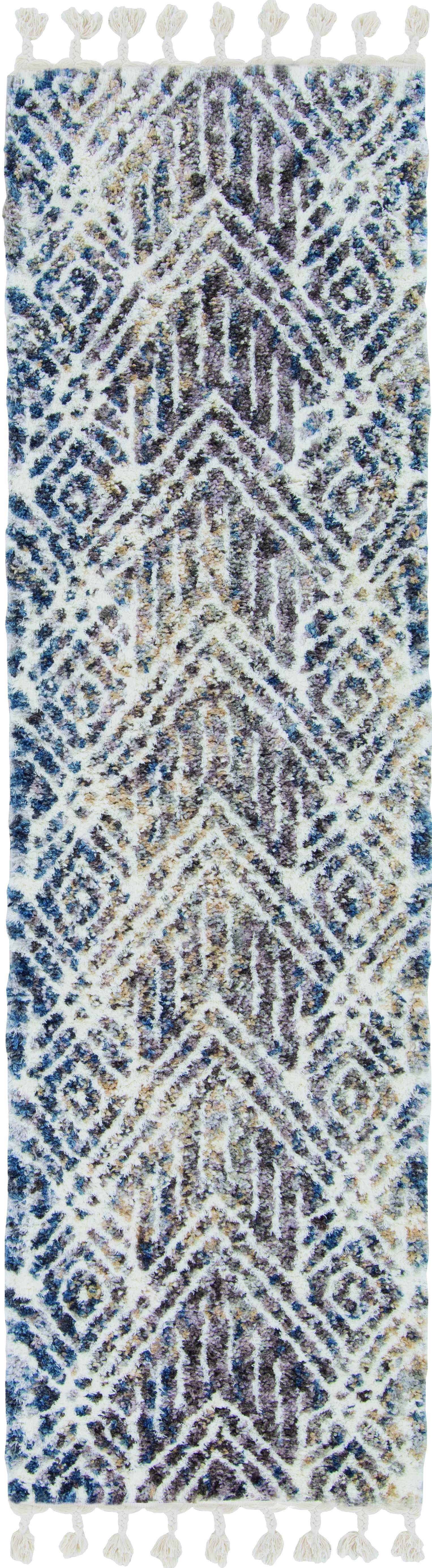 63" X 91" Grey or  Ivory  Polyester Rug