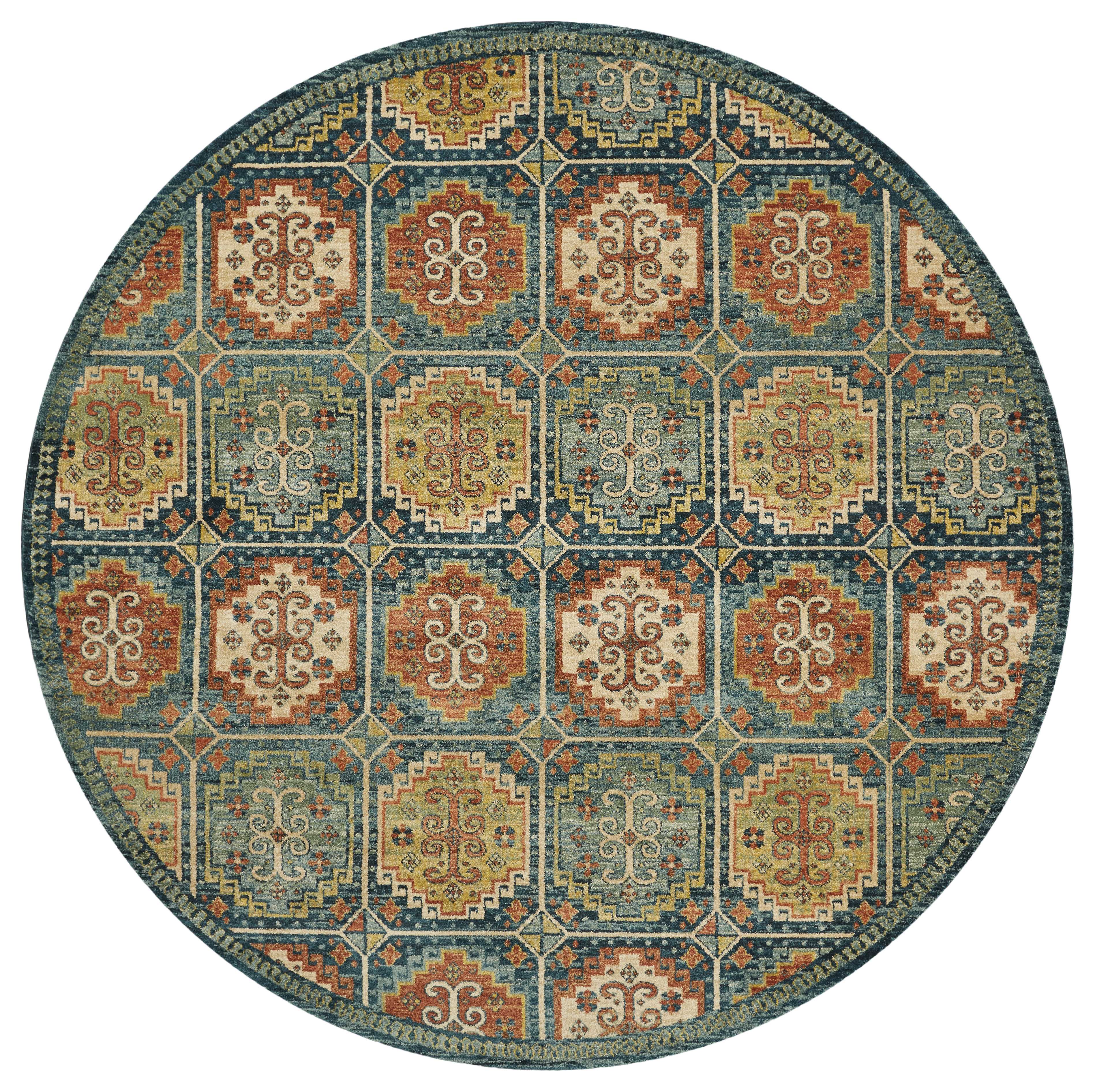 31" X 96" Teal Polypropylene Rug