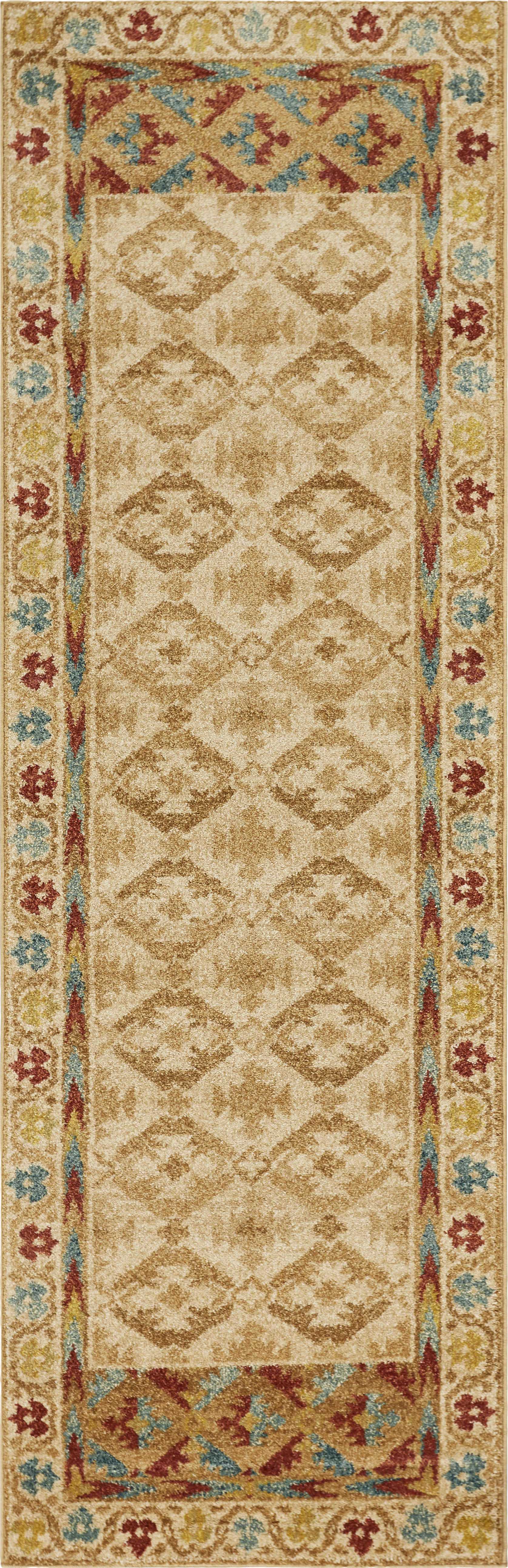 63" X 91" Sand Polypropylene Rug