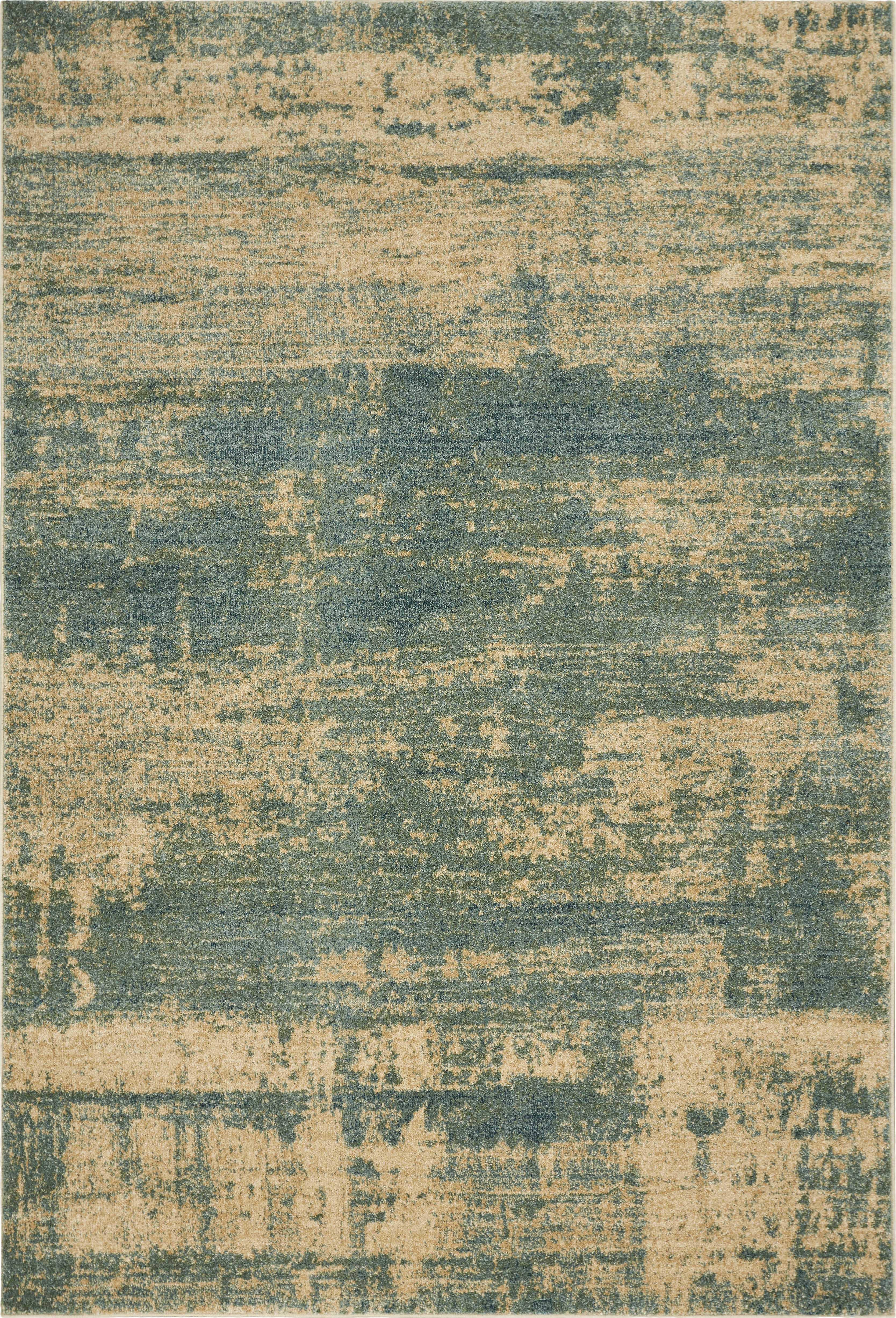31" X 96" Seafoam Polypropylene Rug
