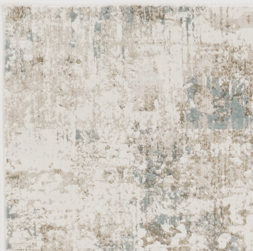 94" X 134" Ivory  Polypropelene or Viscose Rug