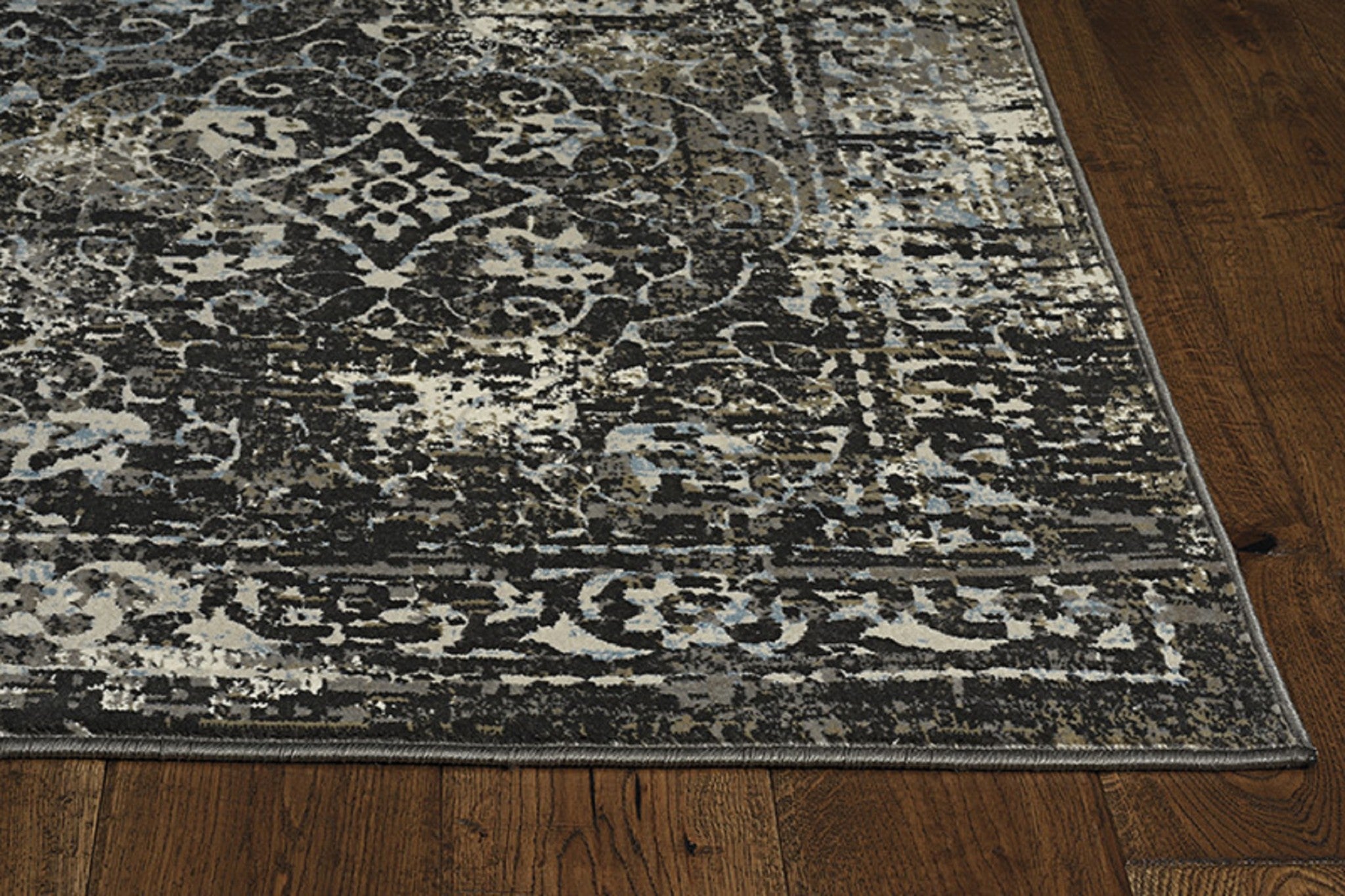 26" X 83" Midnight Polypropelene or Viscose Rug