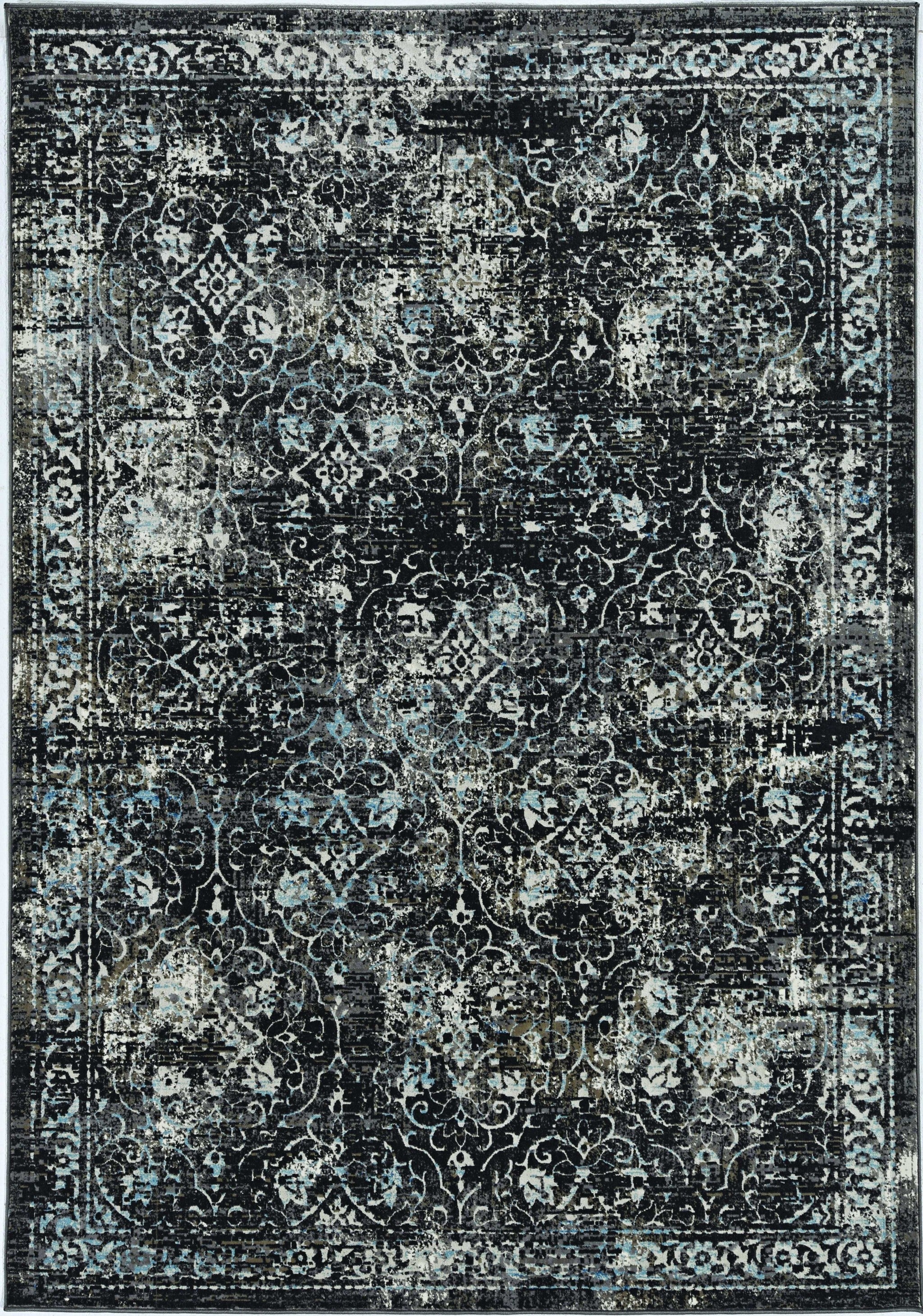 63" X 91" Midnight Polypropelene or Viscose Rug