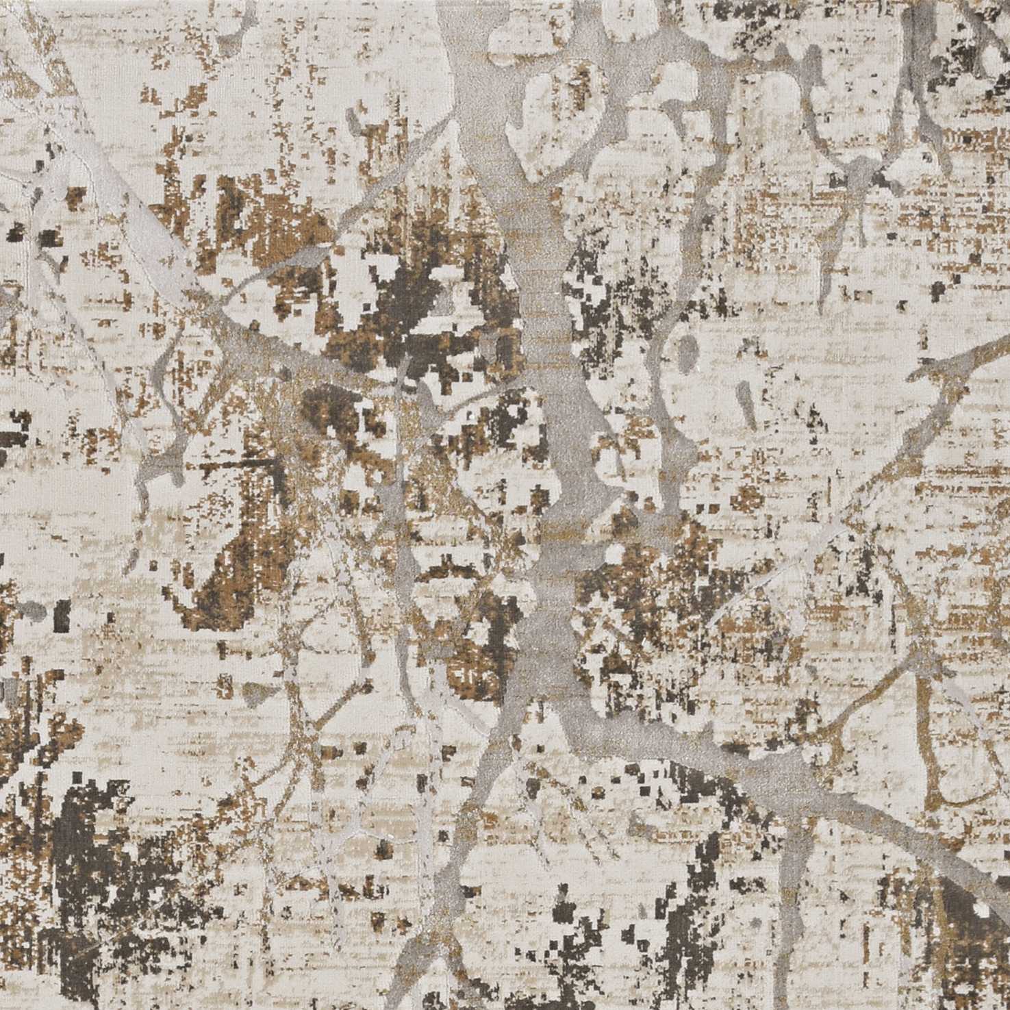 94" X 134" Ivory or Gold Polypropelene or Viscose Rug