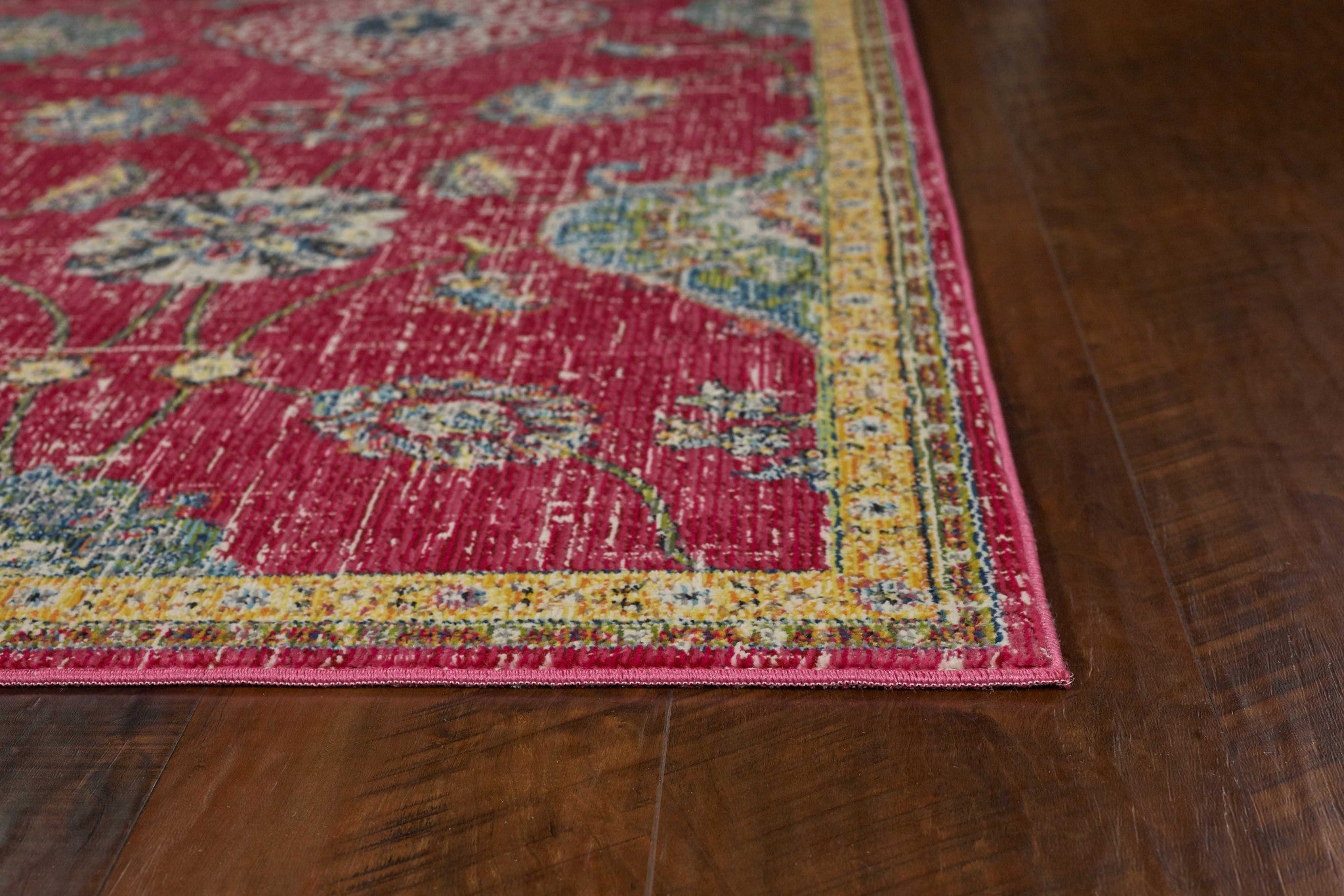 31" X 96" Pink Polypropylene Rug