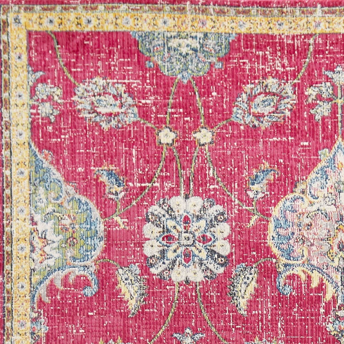 39" X 59" Pink Polypropylene Rug