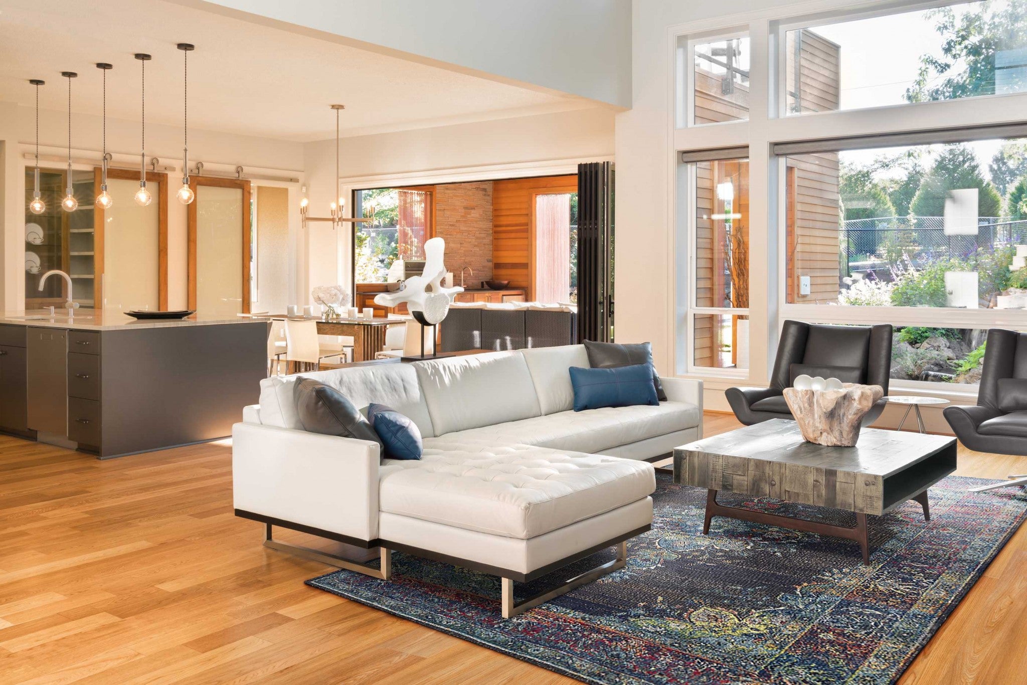 39" X 59" Charcoal Polypropelene Rug