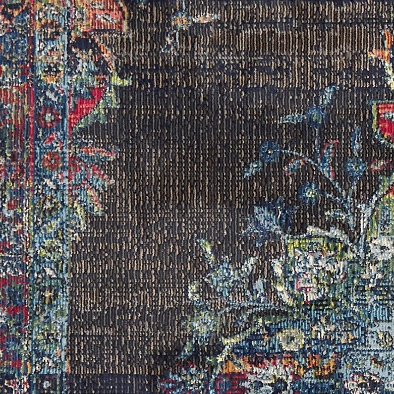 94" X 134" Charcoal Polypropelene Rug