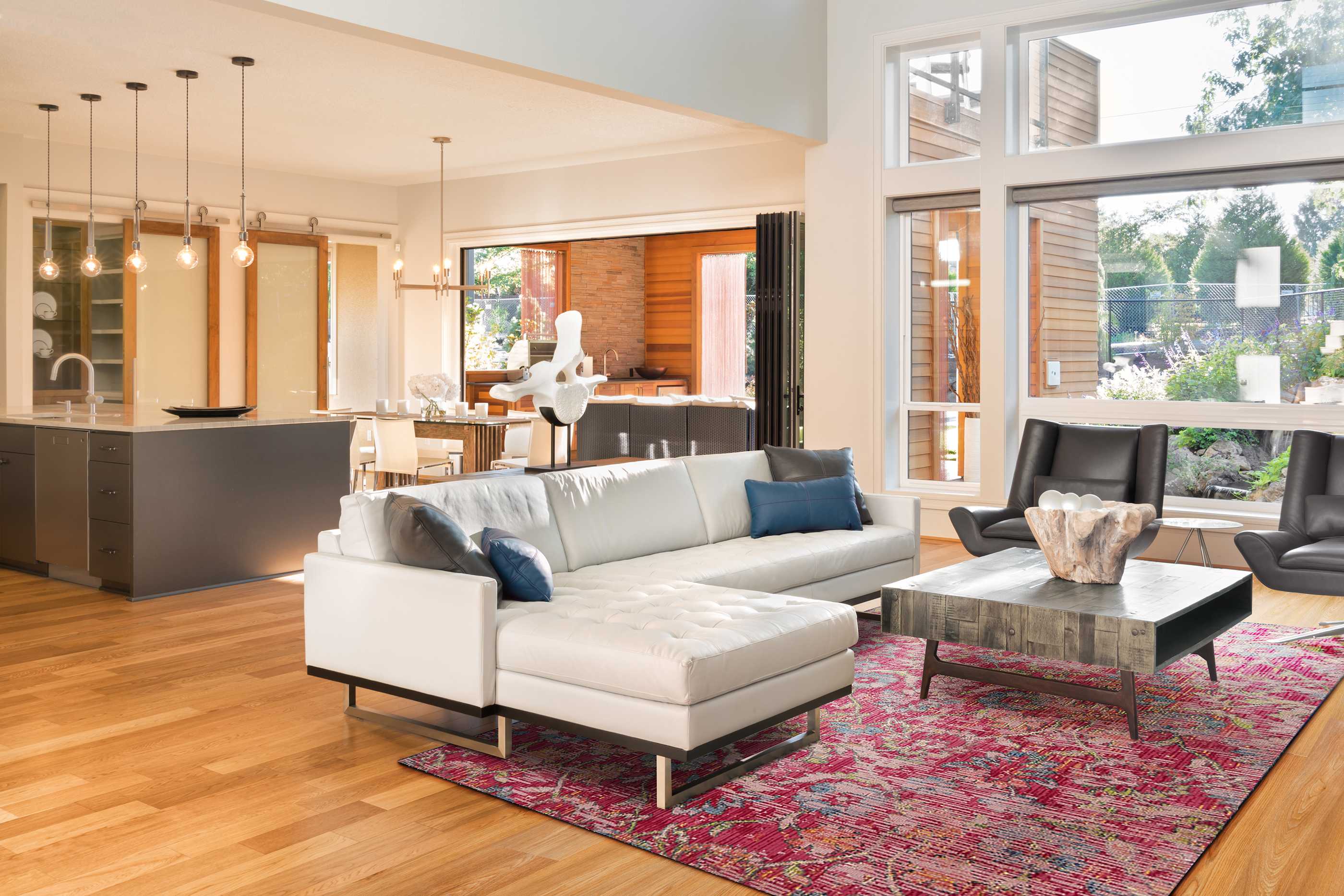 31" X 96" Pink Polypropelene Rug