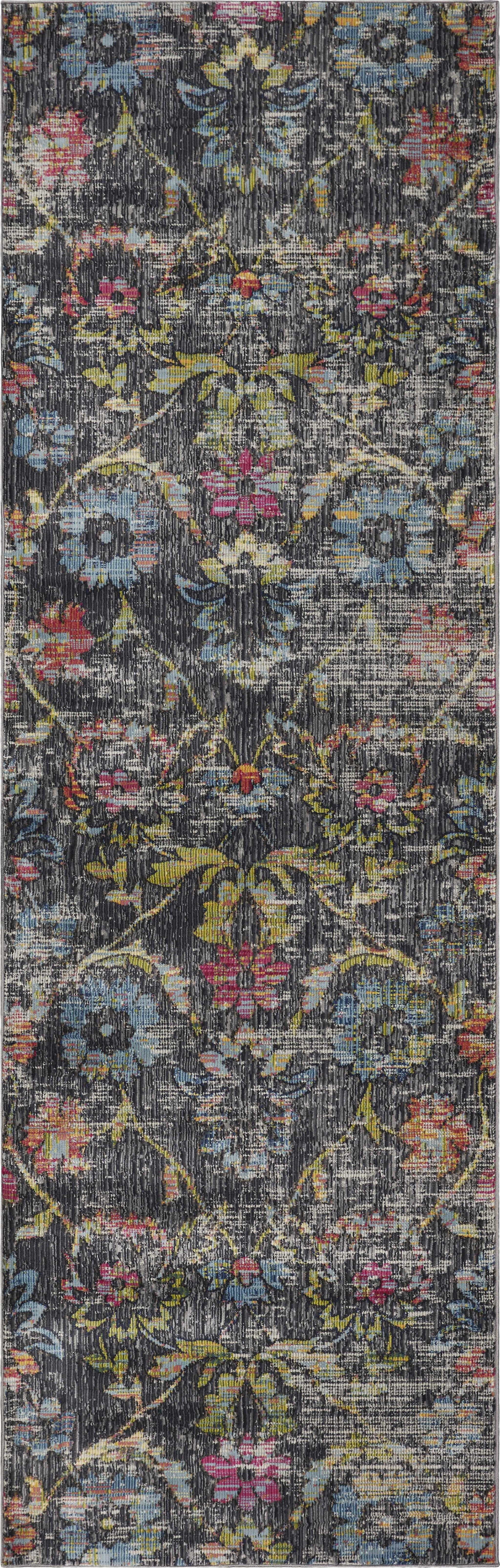 39" X 59" Charcoal Polypropelene Rug