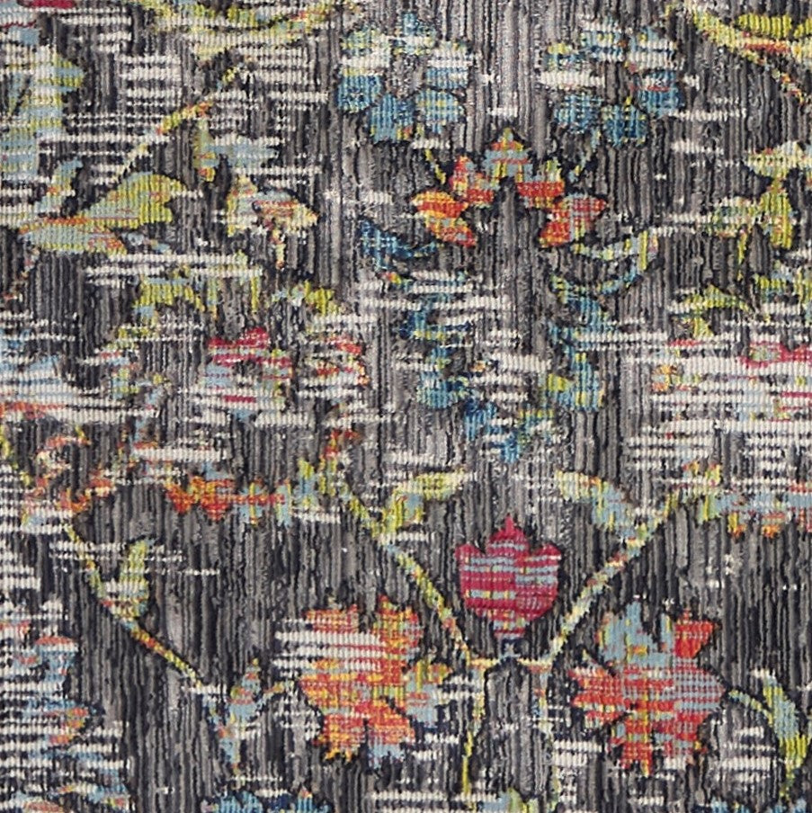 39" X 59" Charcoal Polypropelene Rug