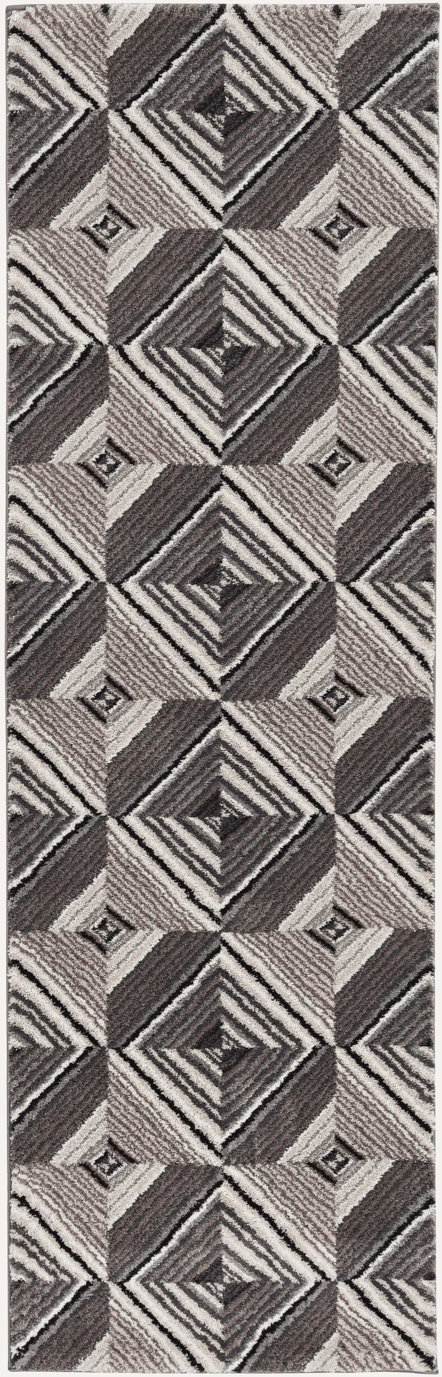 63" X 91" Grey or  Mocha Polyester Rug