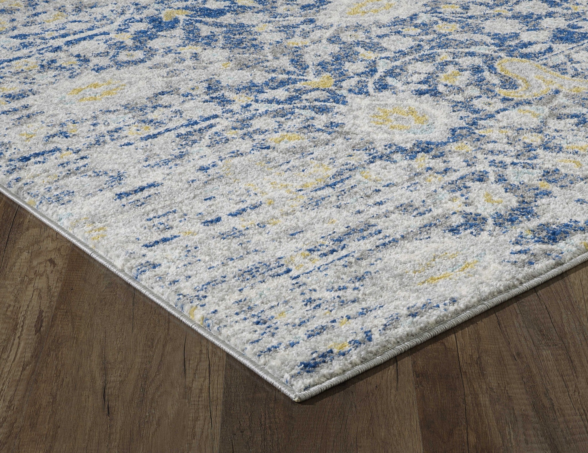 24" X 84" Blue or  Grey Polypropelene Rug