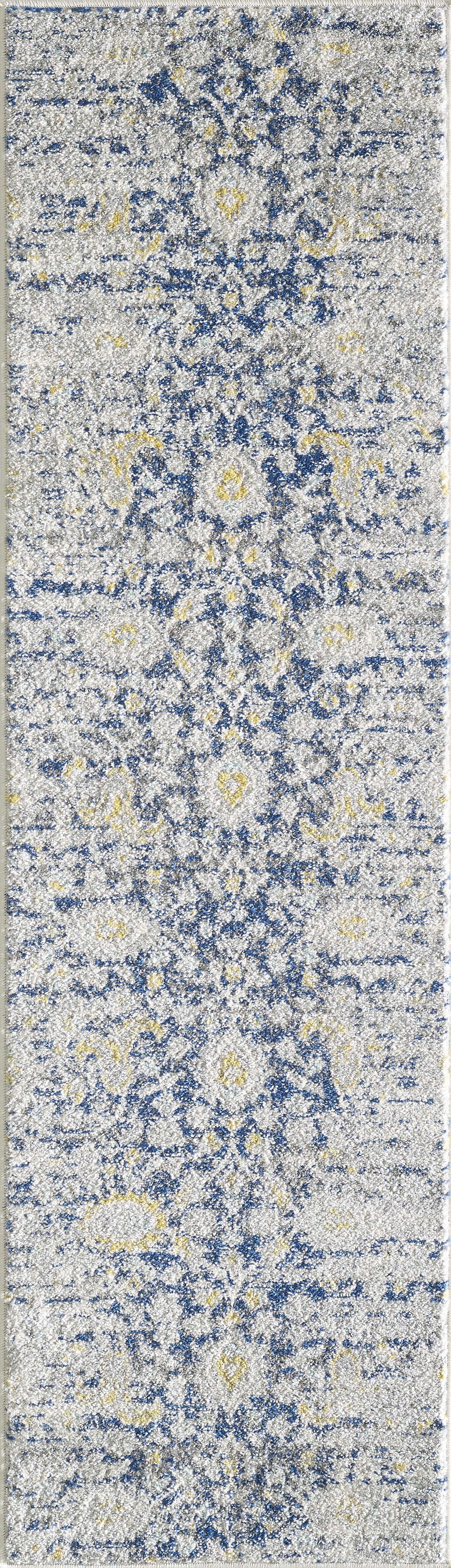 94" X 123" Blue or  Grey Polypropelene Rug