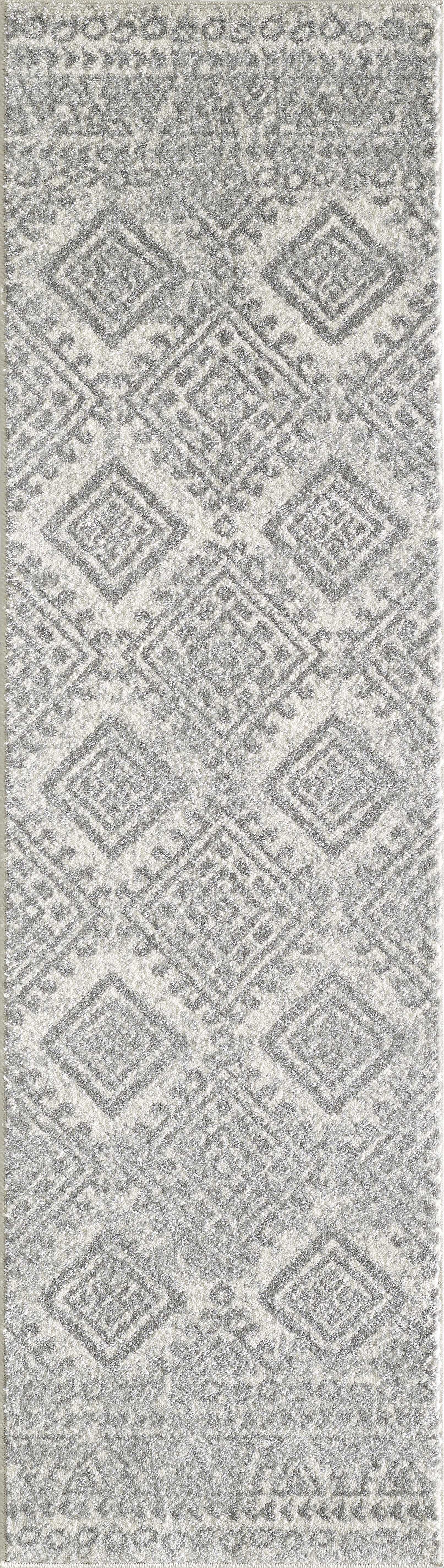 63" X 87" Ivory or Grey Polypropelene Rug