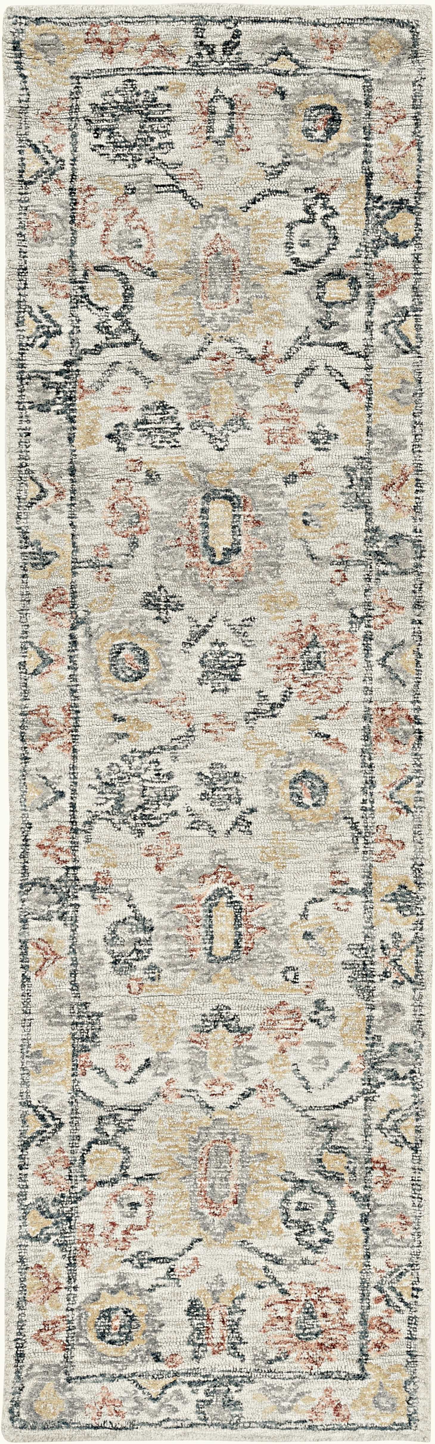 60" X 84" Ivory  Wool Rug