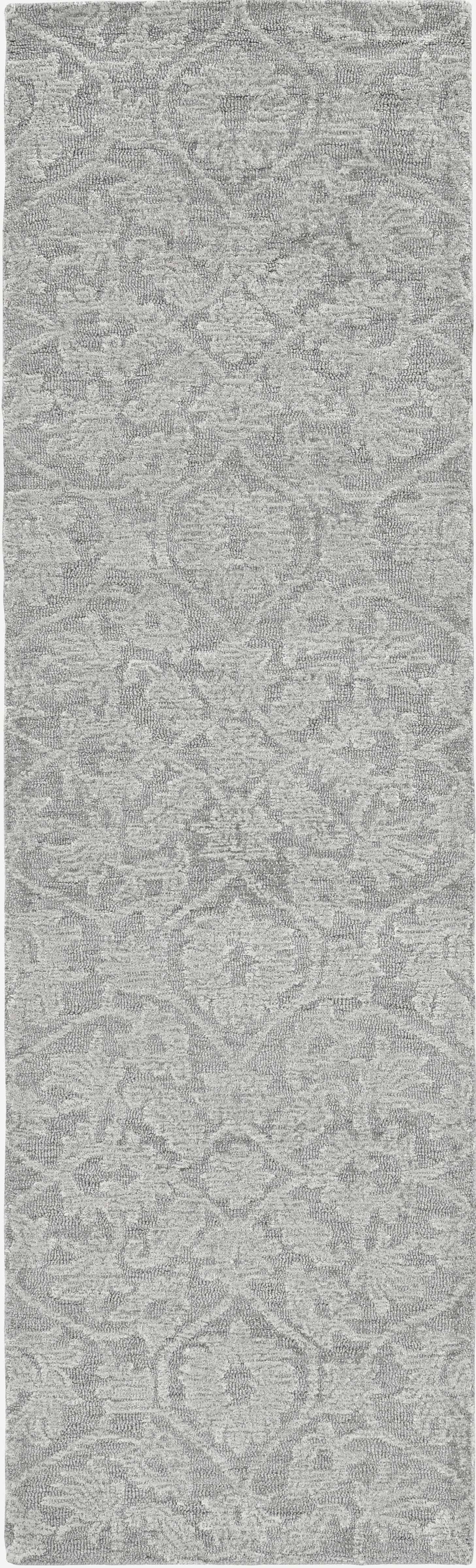 78" X 114" Grey Wool Rug