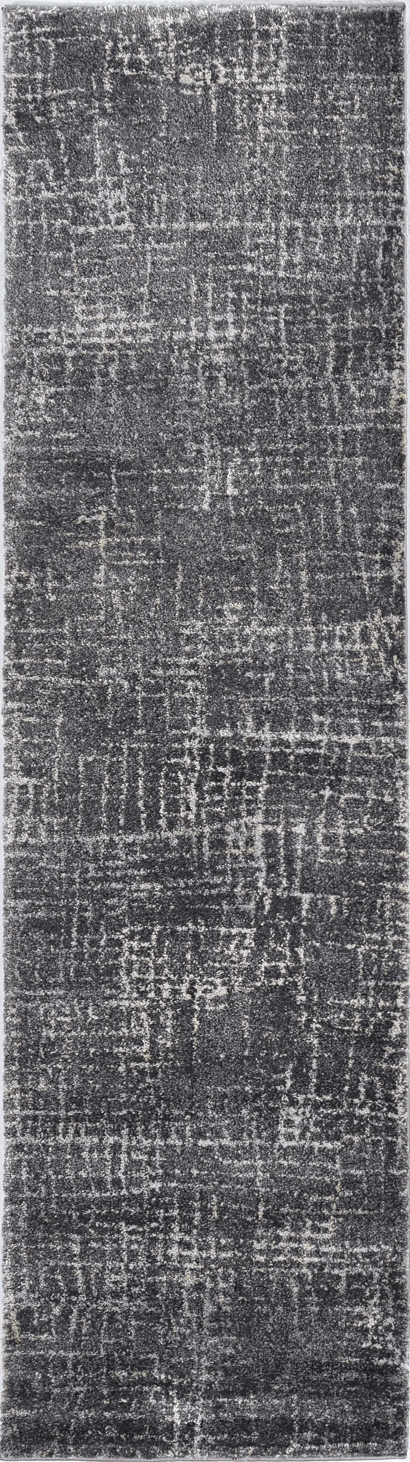 94" X 118" Grey Polypropelene Rug
