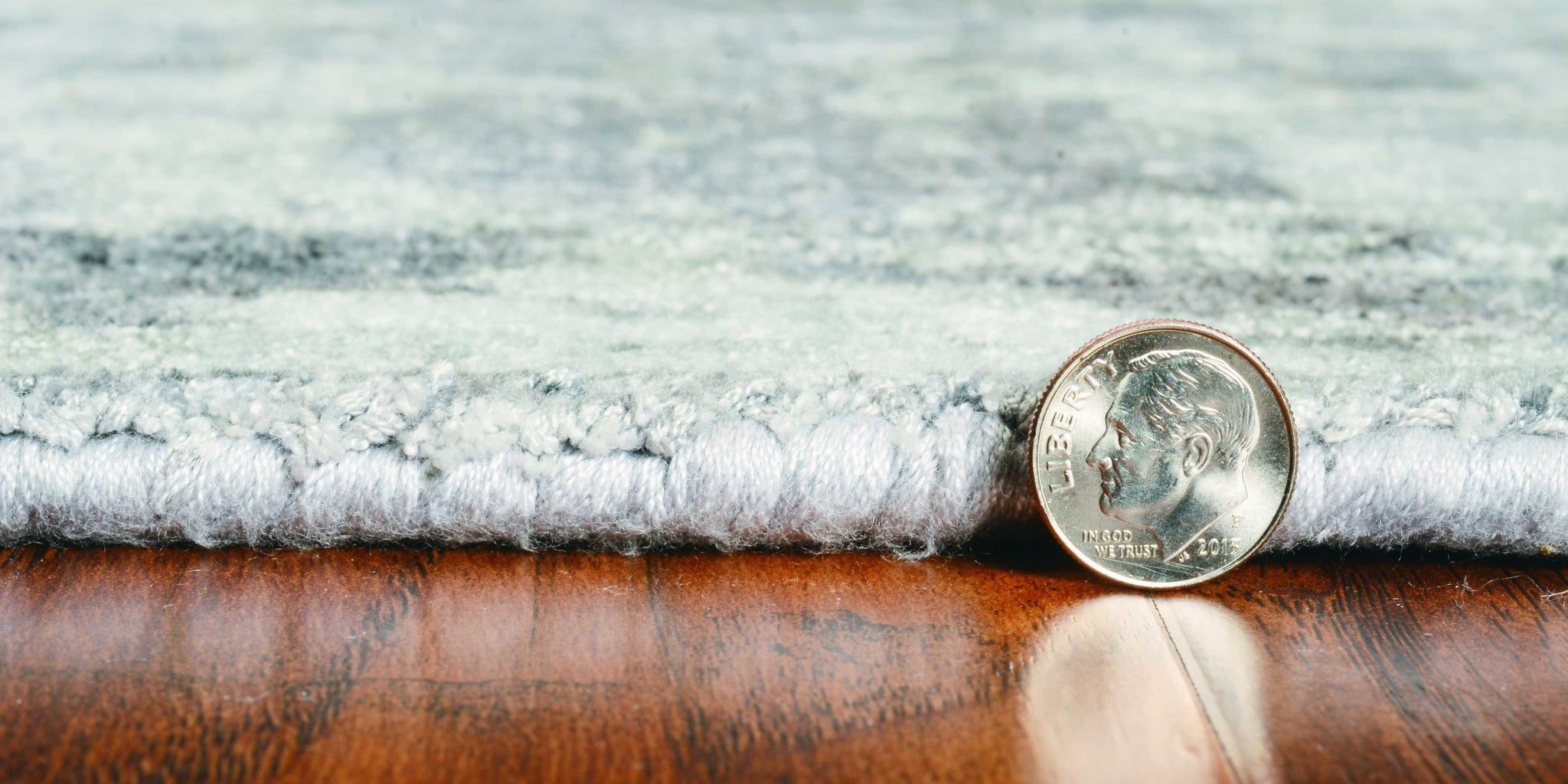 60" X 84" Grey Viscose Rug