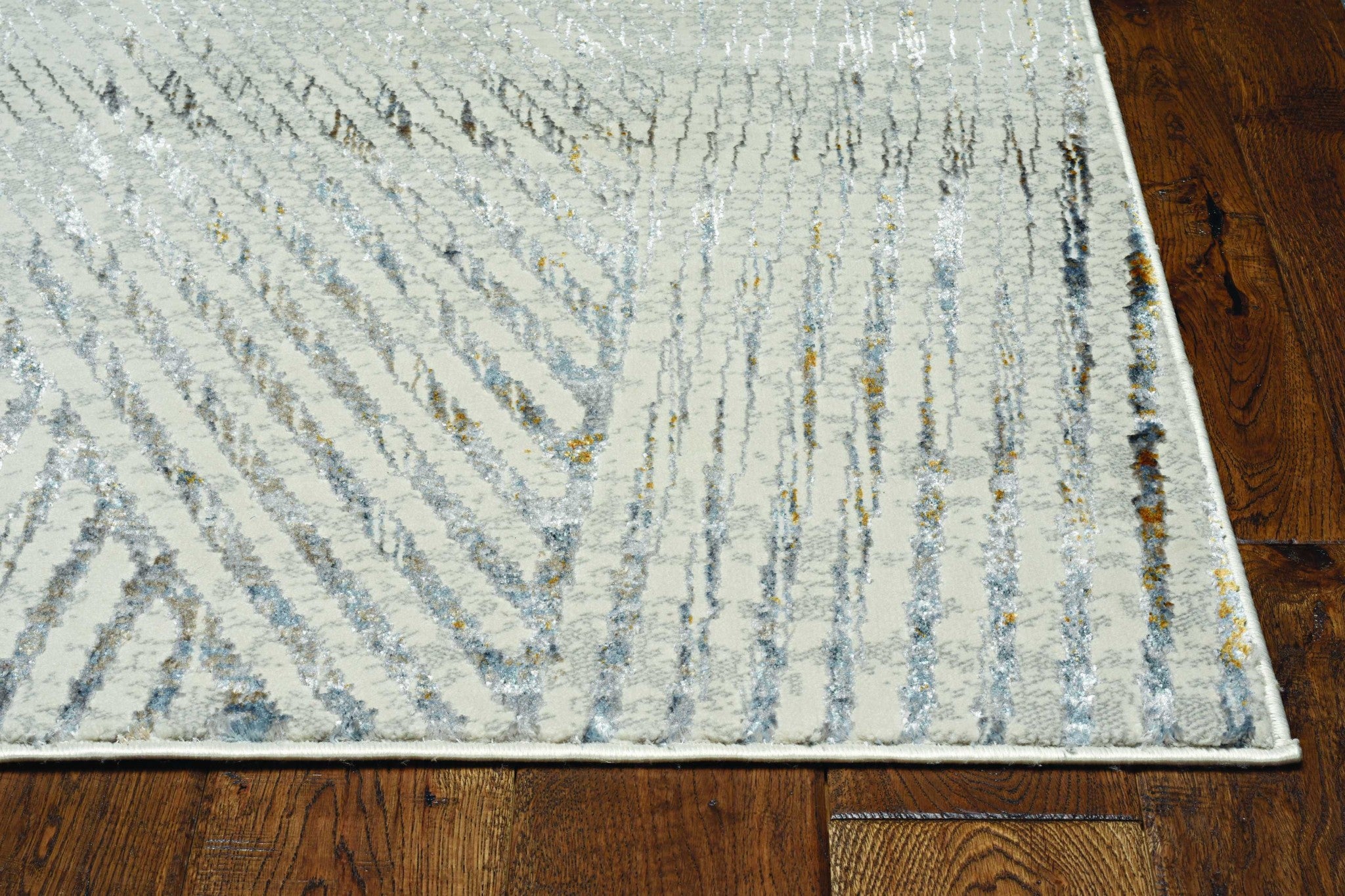 26" X 83" Ivory or Grey Polyester Rug