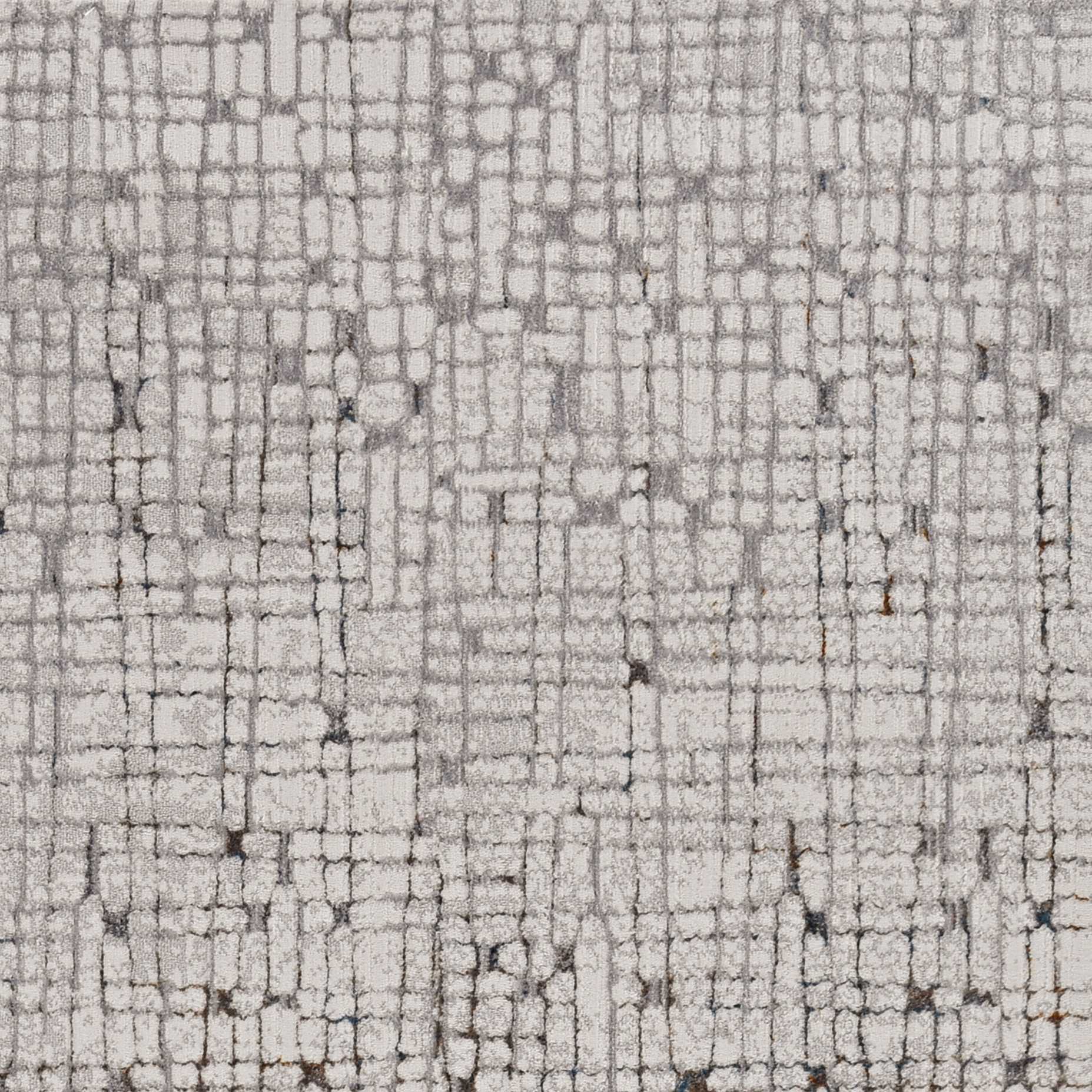 39" X 55" Grey Polyester Rug