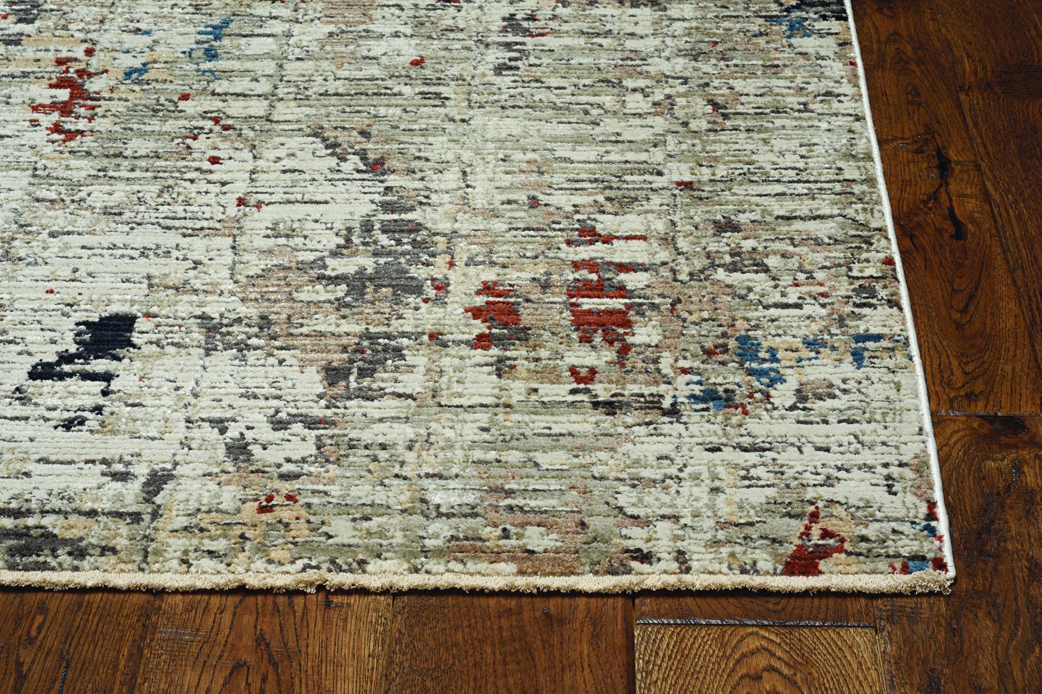 27" X 91" Beige or  Grey Polyester Rug