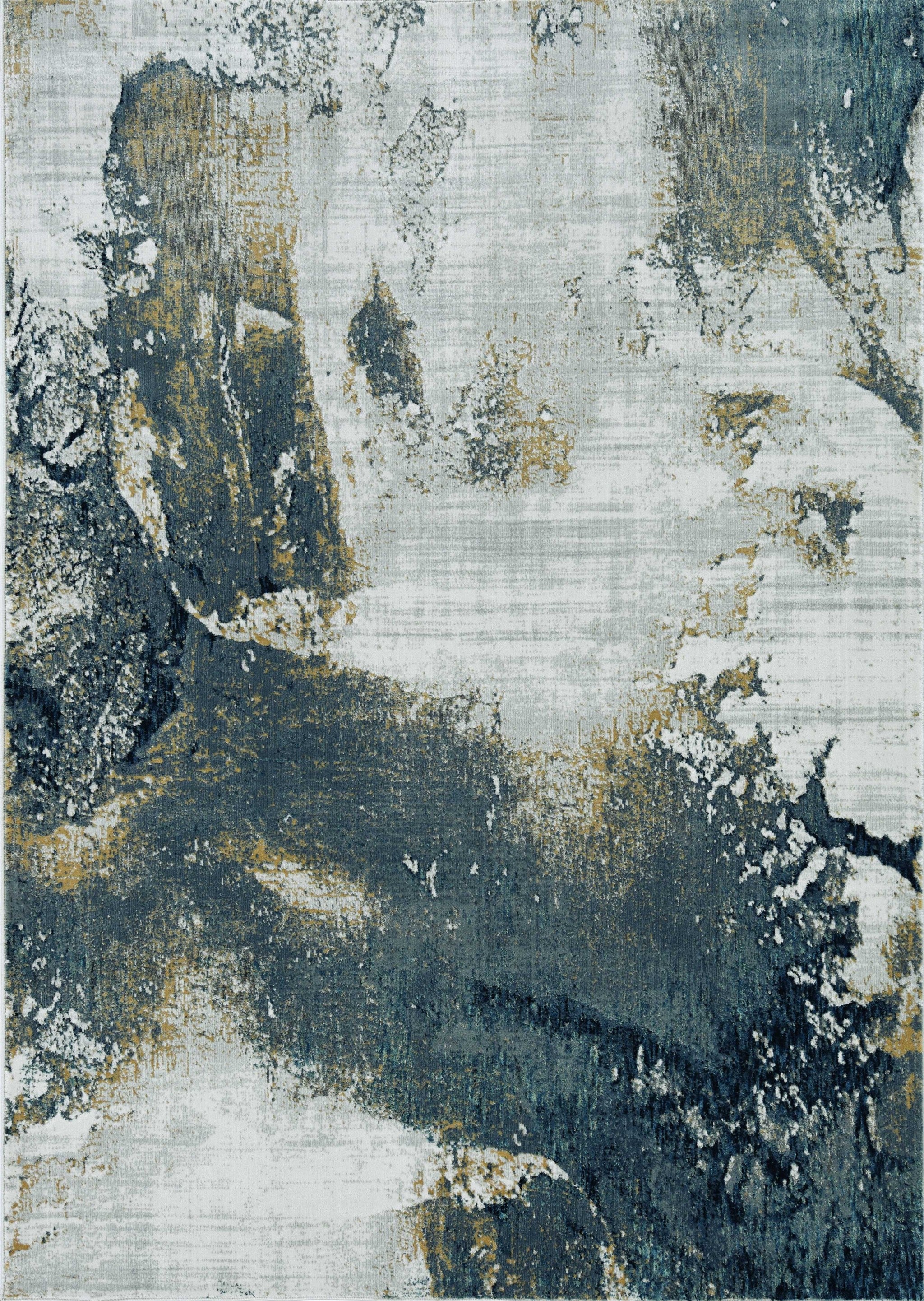 26" X 83" Grey or  Brick Polypropylene and  Polyester Rug