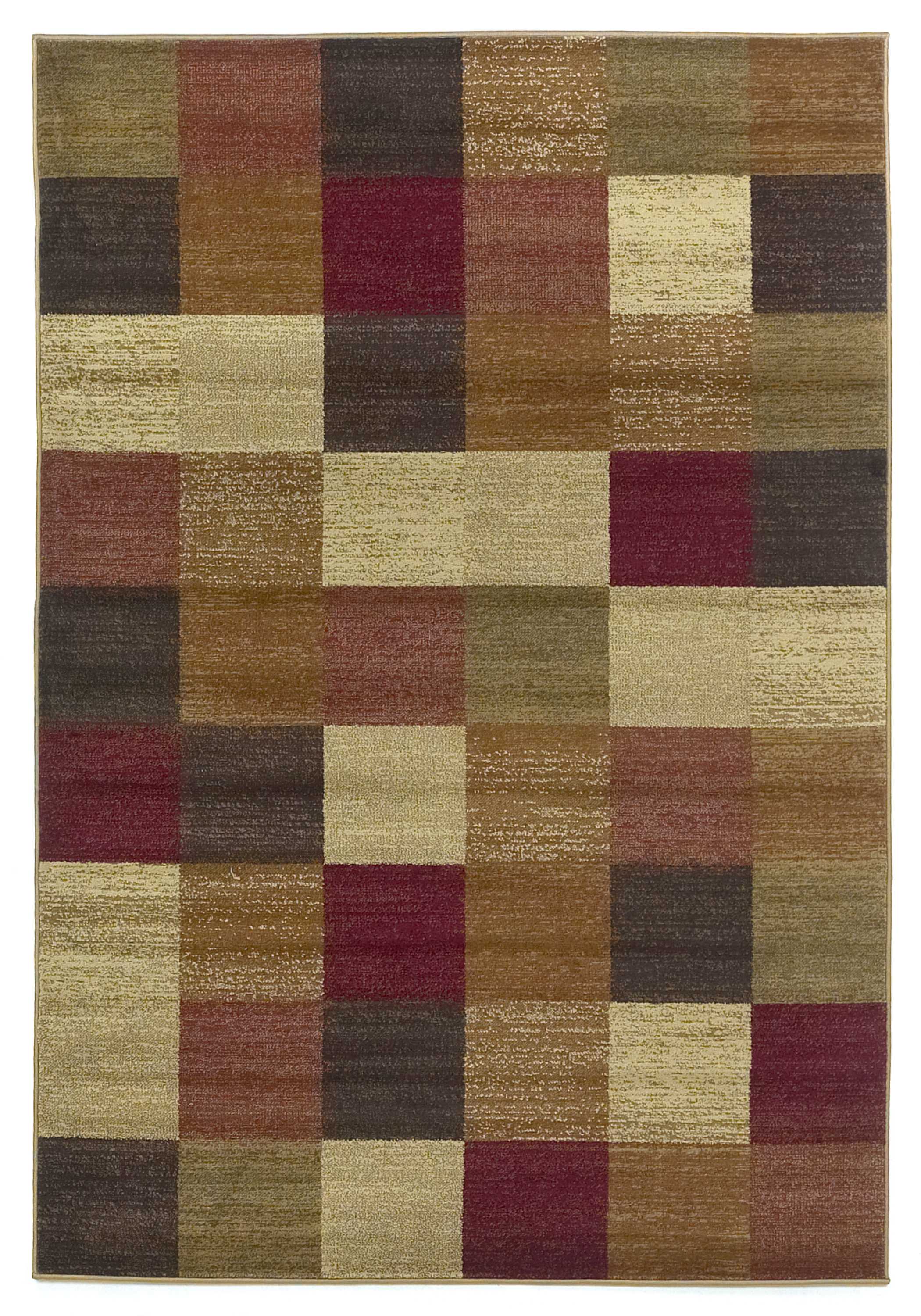 31" X 49" Beige Polypropylene Rug
