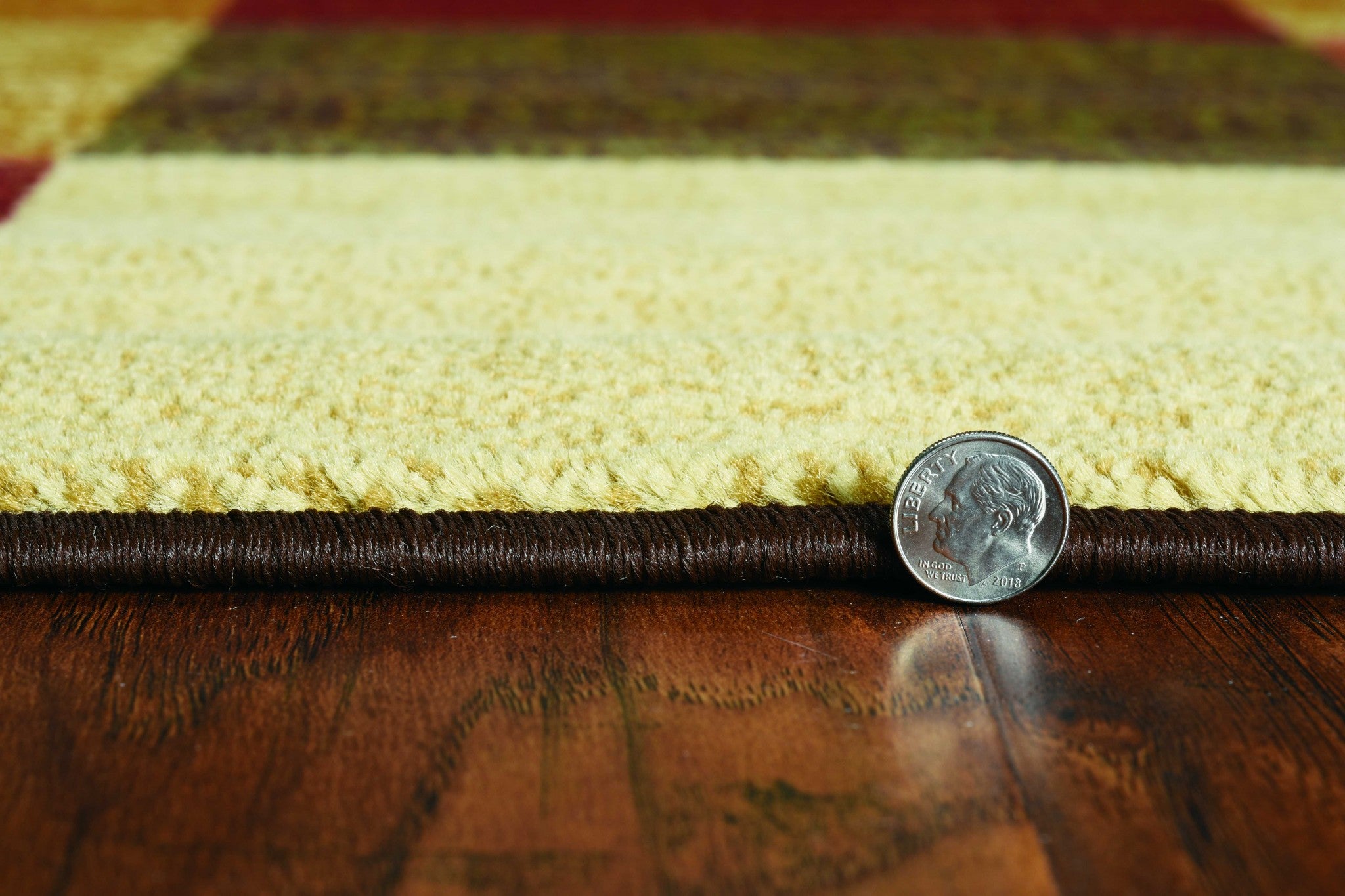 94" X 118" Beige Polypropylene Rug