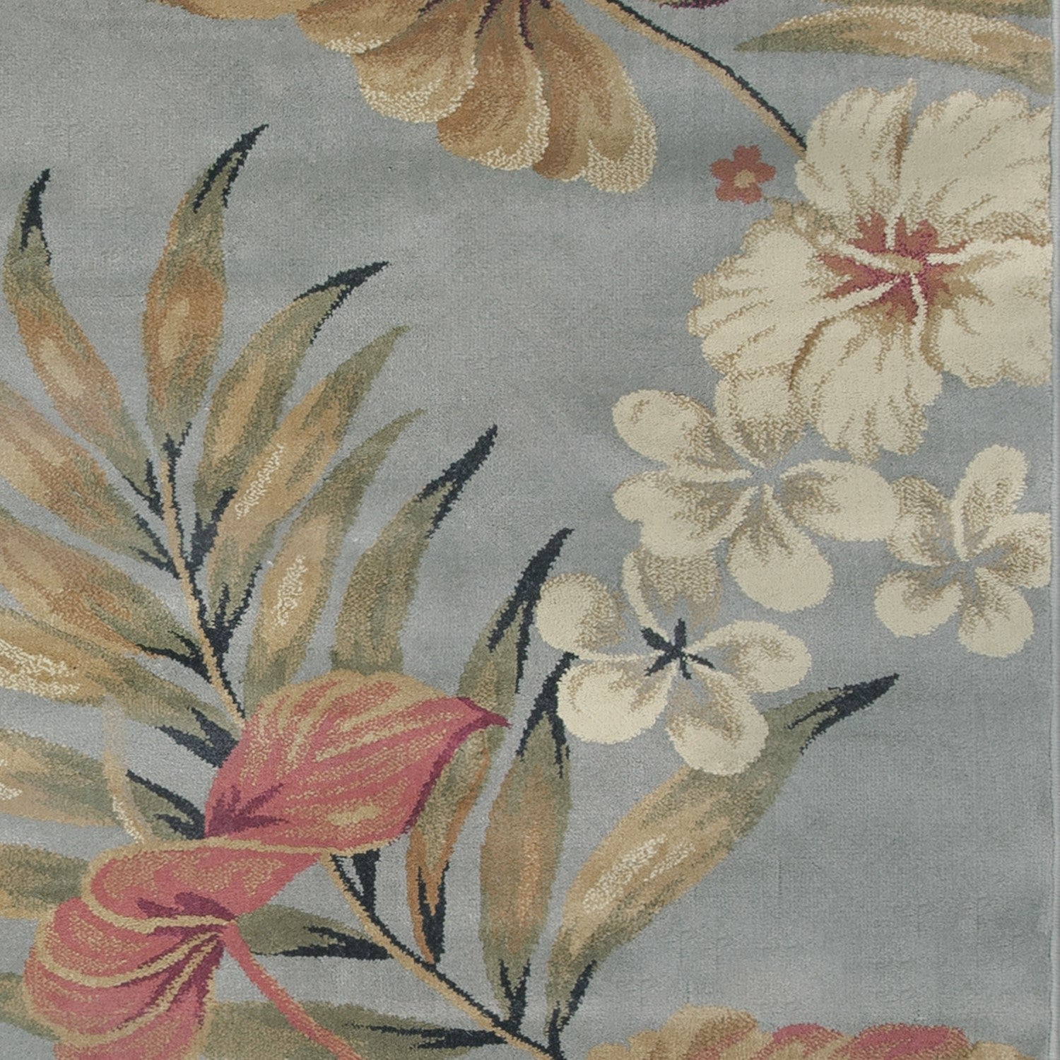 63" X 91" Slate Polypropylene Rug