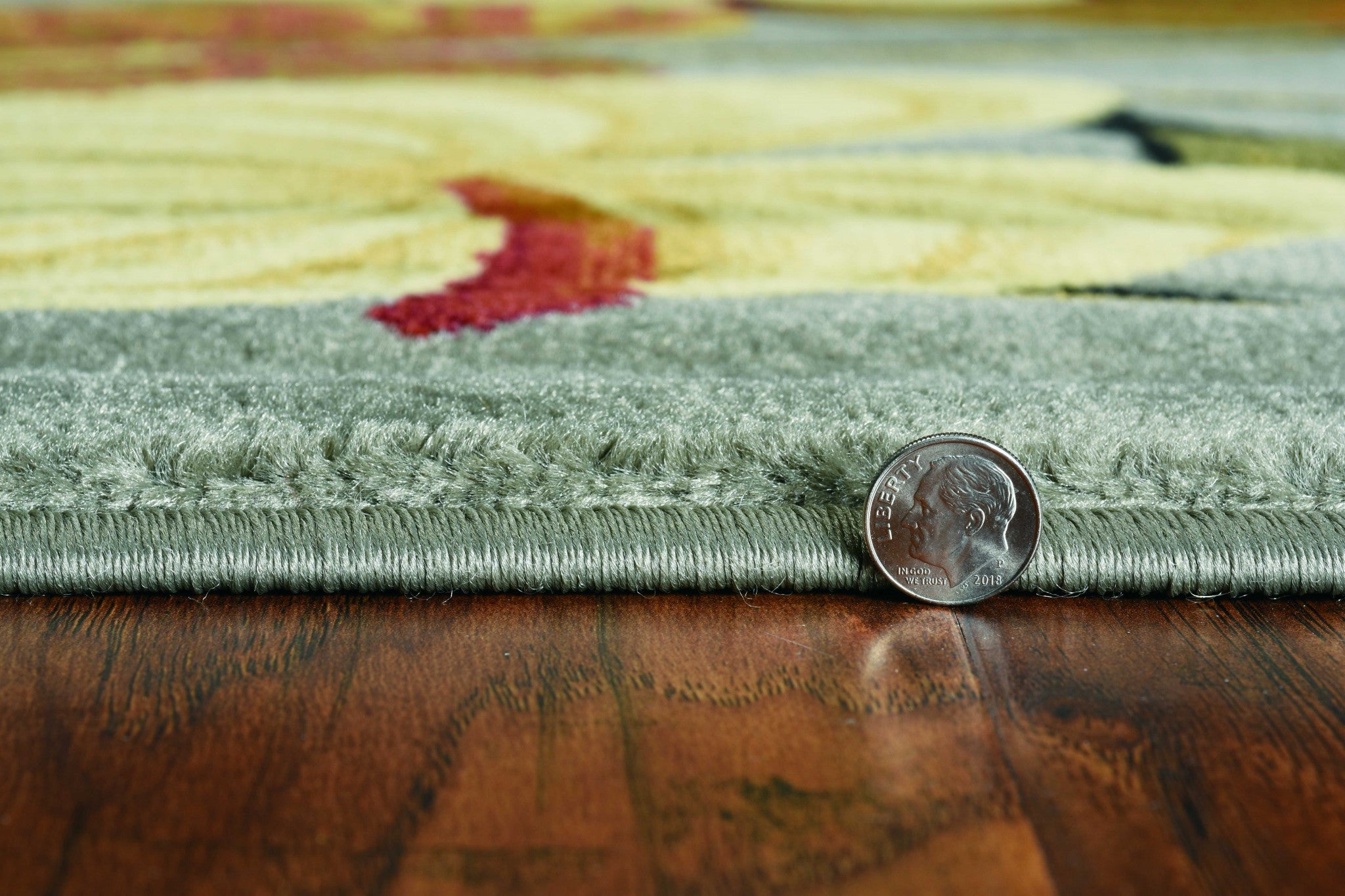 94" X 118" Slate Polypropylene Rug