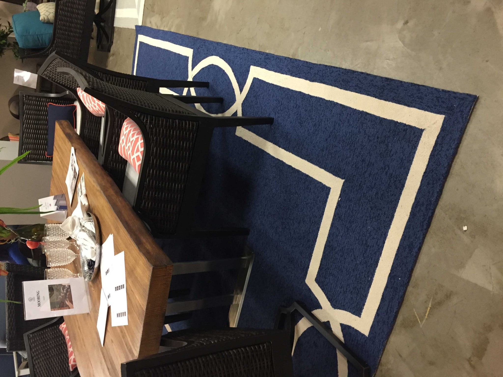 60" X 84" Ocean Polypropelene Rug