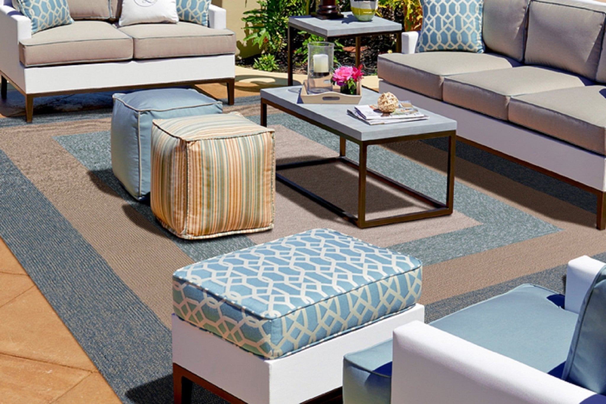 21" X 34" Spa Polypropelene Rug