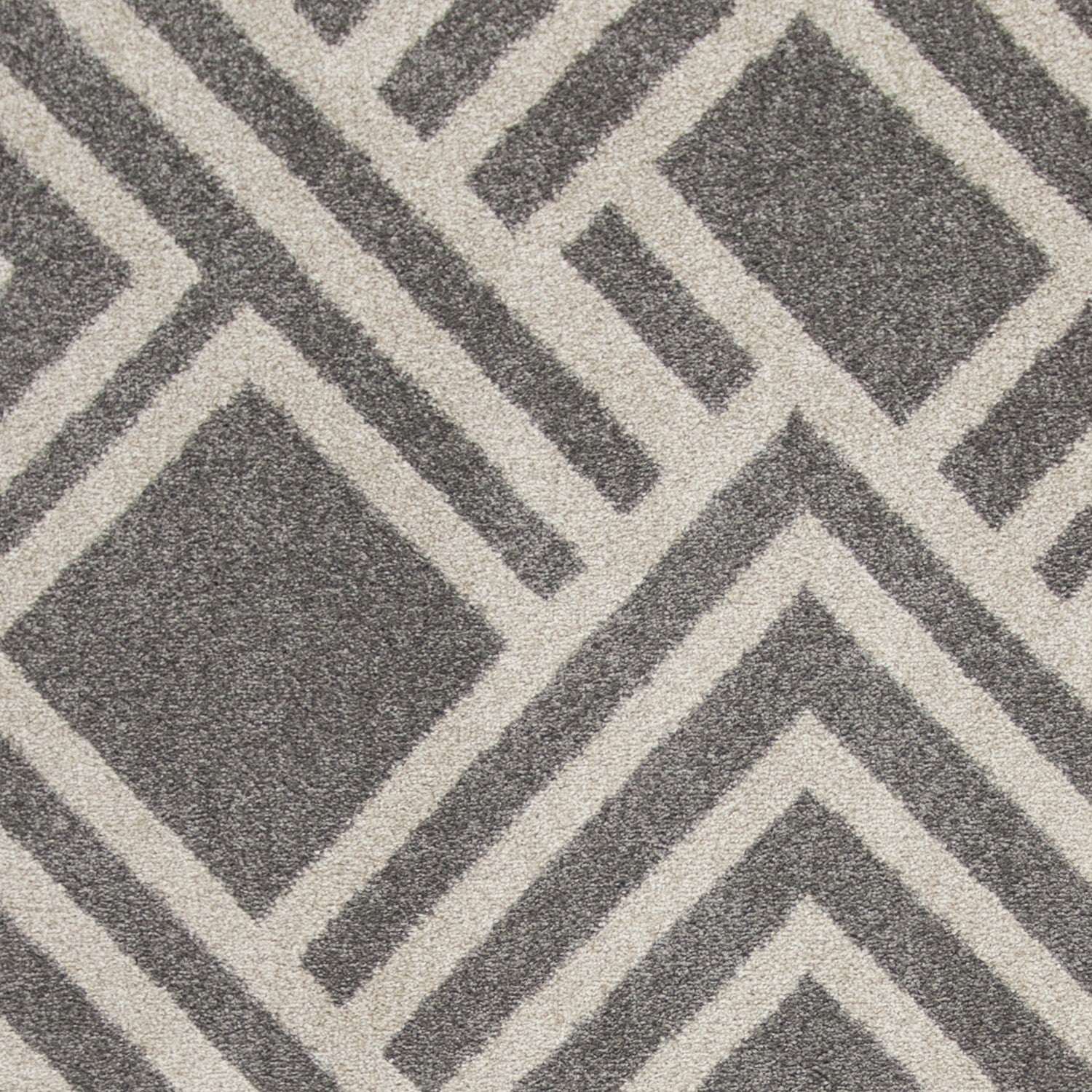 39" X 59" Grey Polypropelene Rug