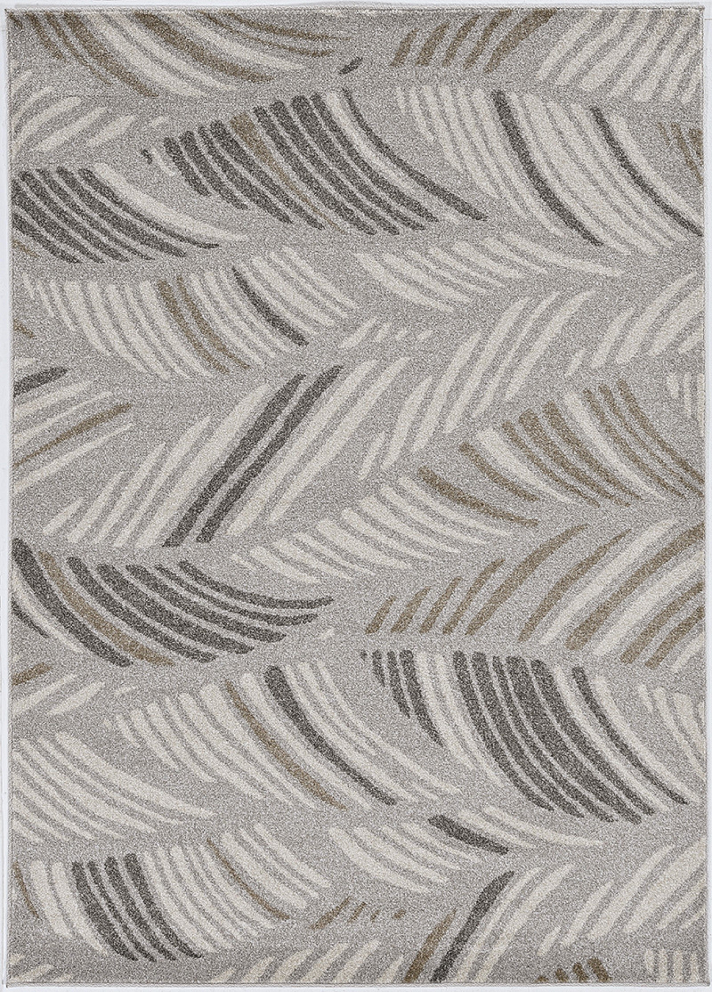 23" X 45" Grey Polypropelene Rug