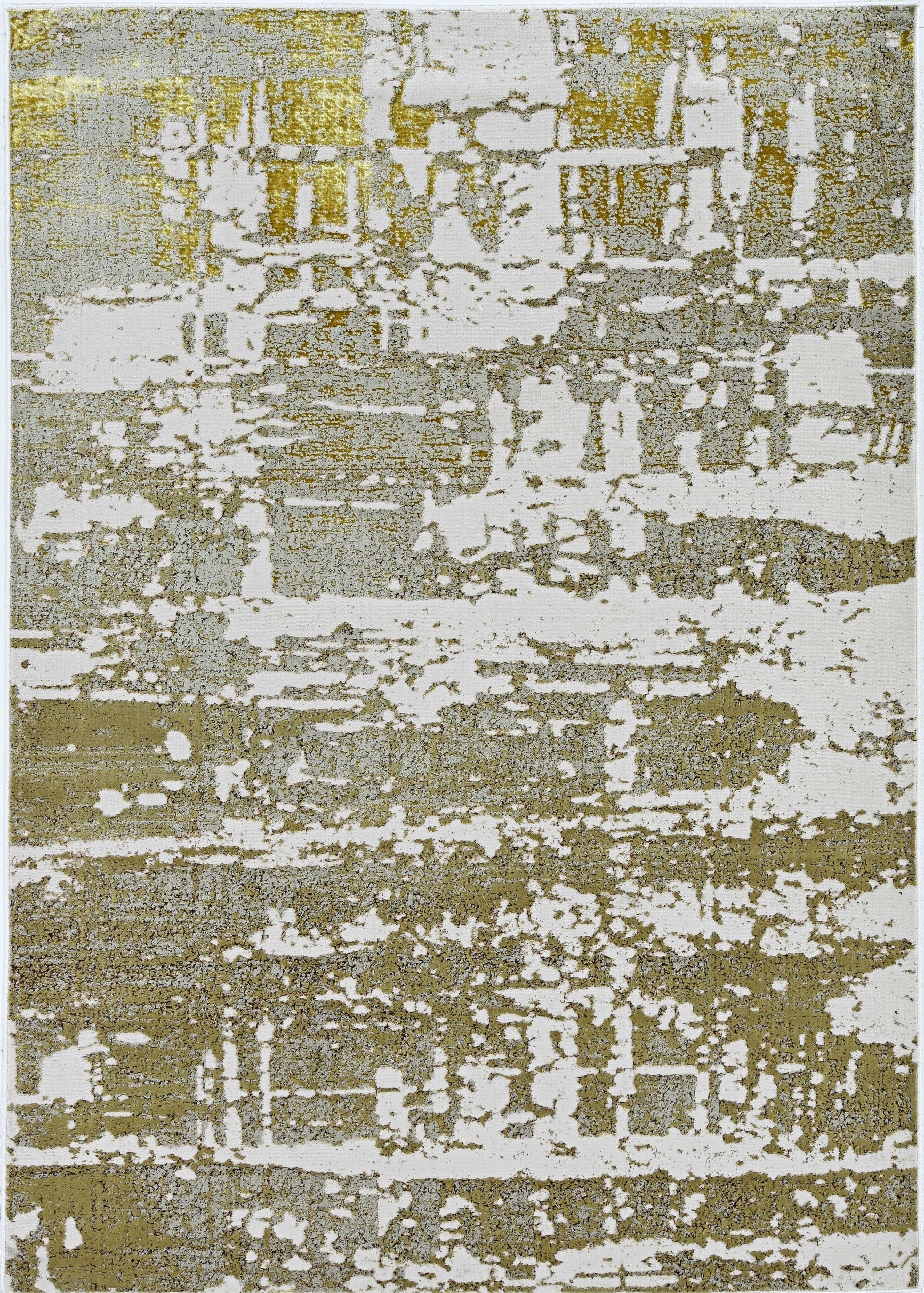 63" X 91" Ivory or Gold Polypropelene or Polyester Rug