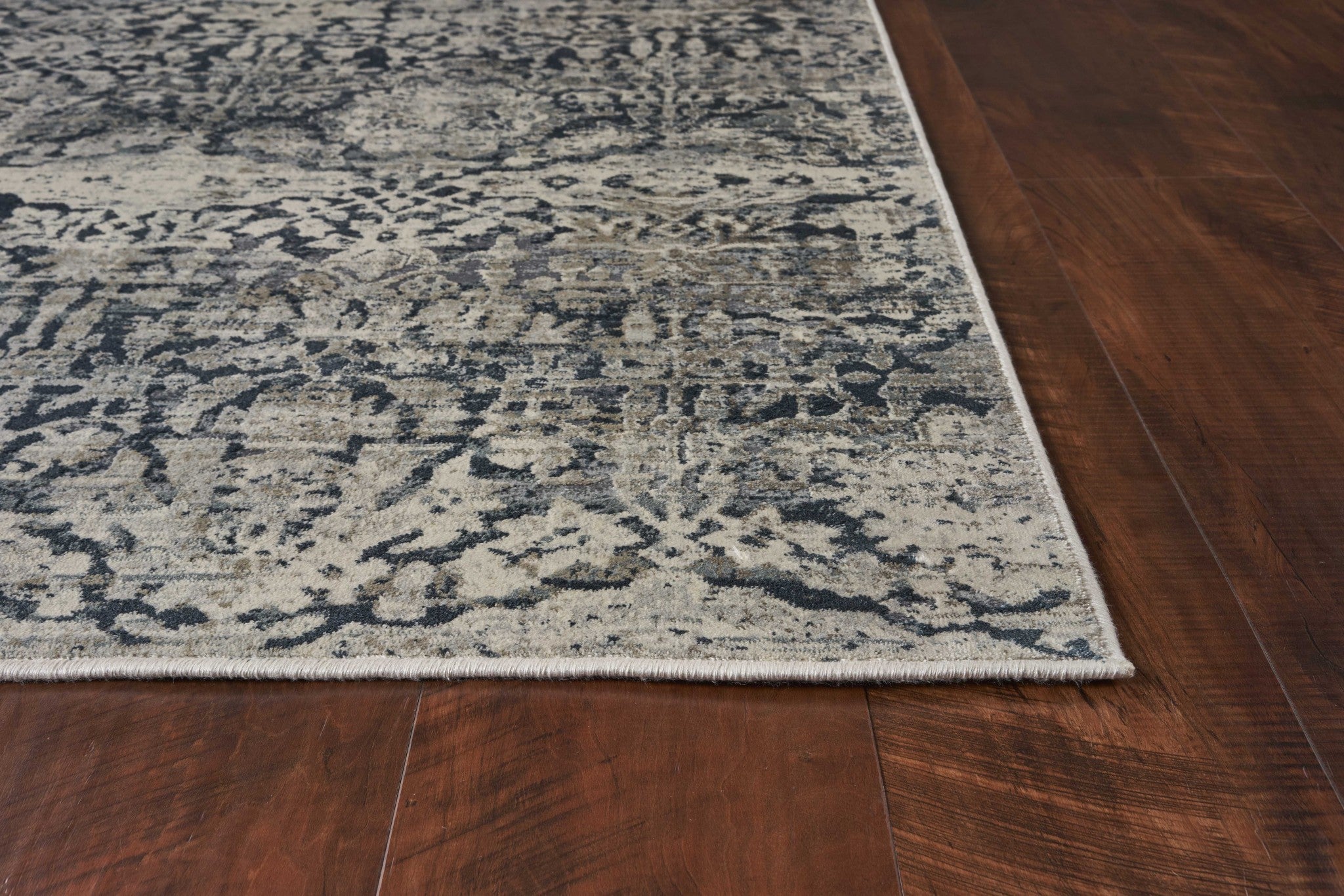 26" X 90" Teal Polyester or  Viscose Rug
