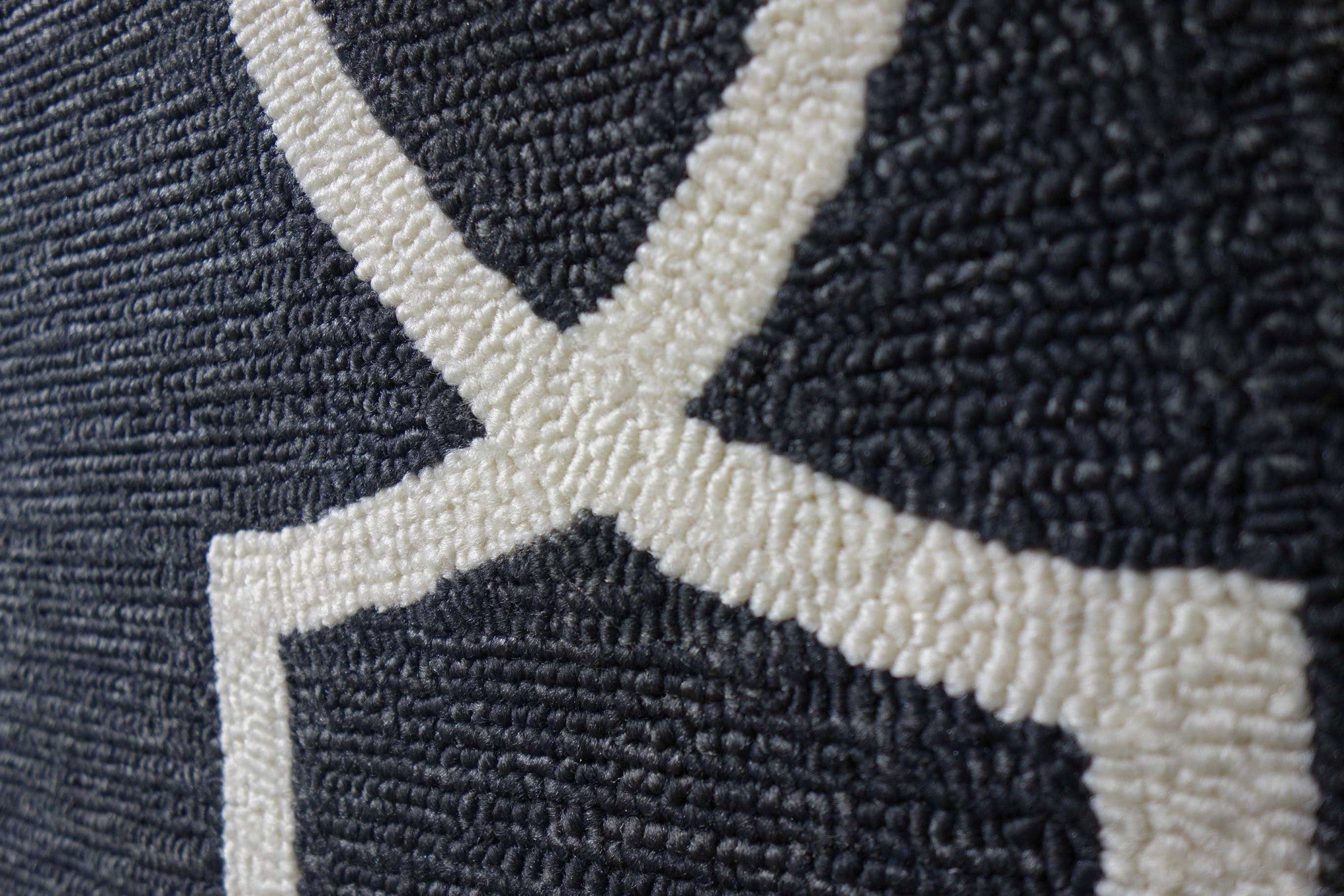 91" X 91" Grey Polyester or  Viscose Rug