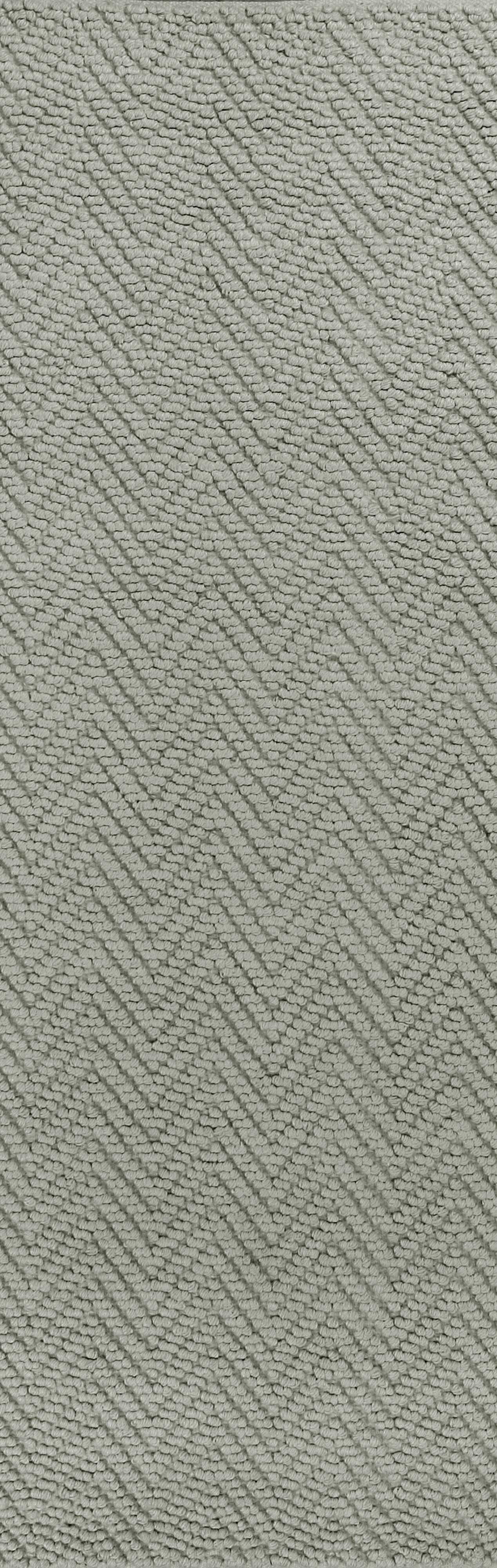 24" X 90" Grey Jute Rug