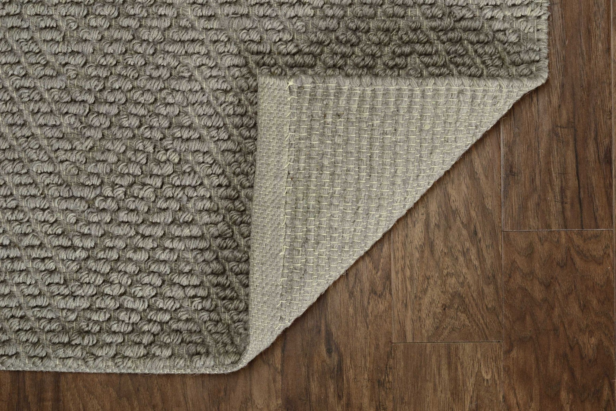 96" X 132" Grey Jute Rug
