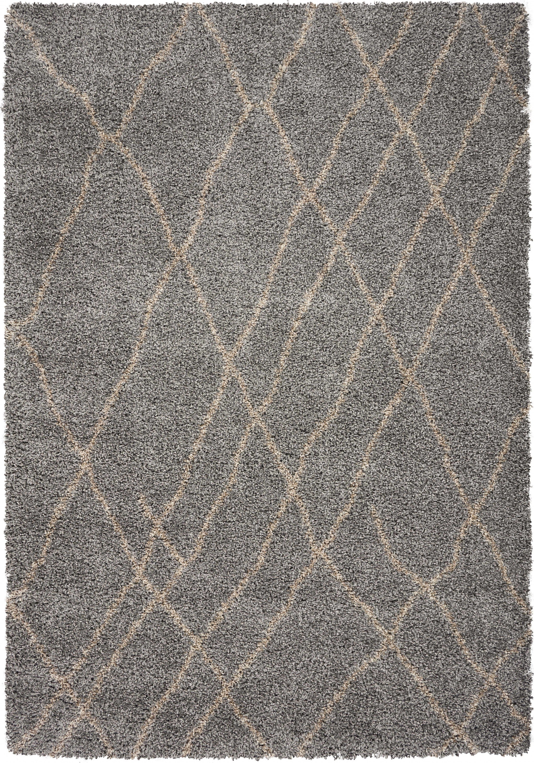 39" X 59" X 2" Slate Polypropelene Rug