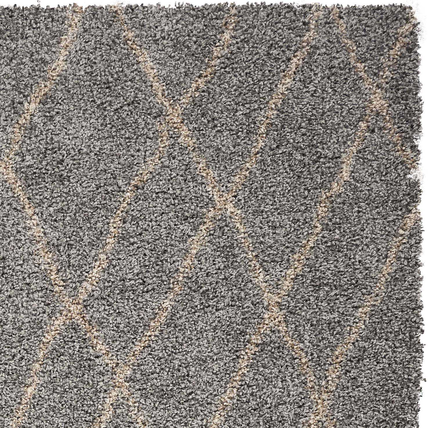 78" X 78" X 2" Slate Polypropelene Rug