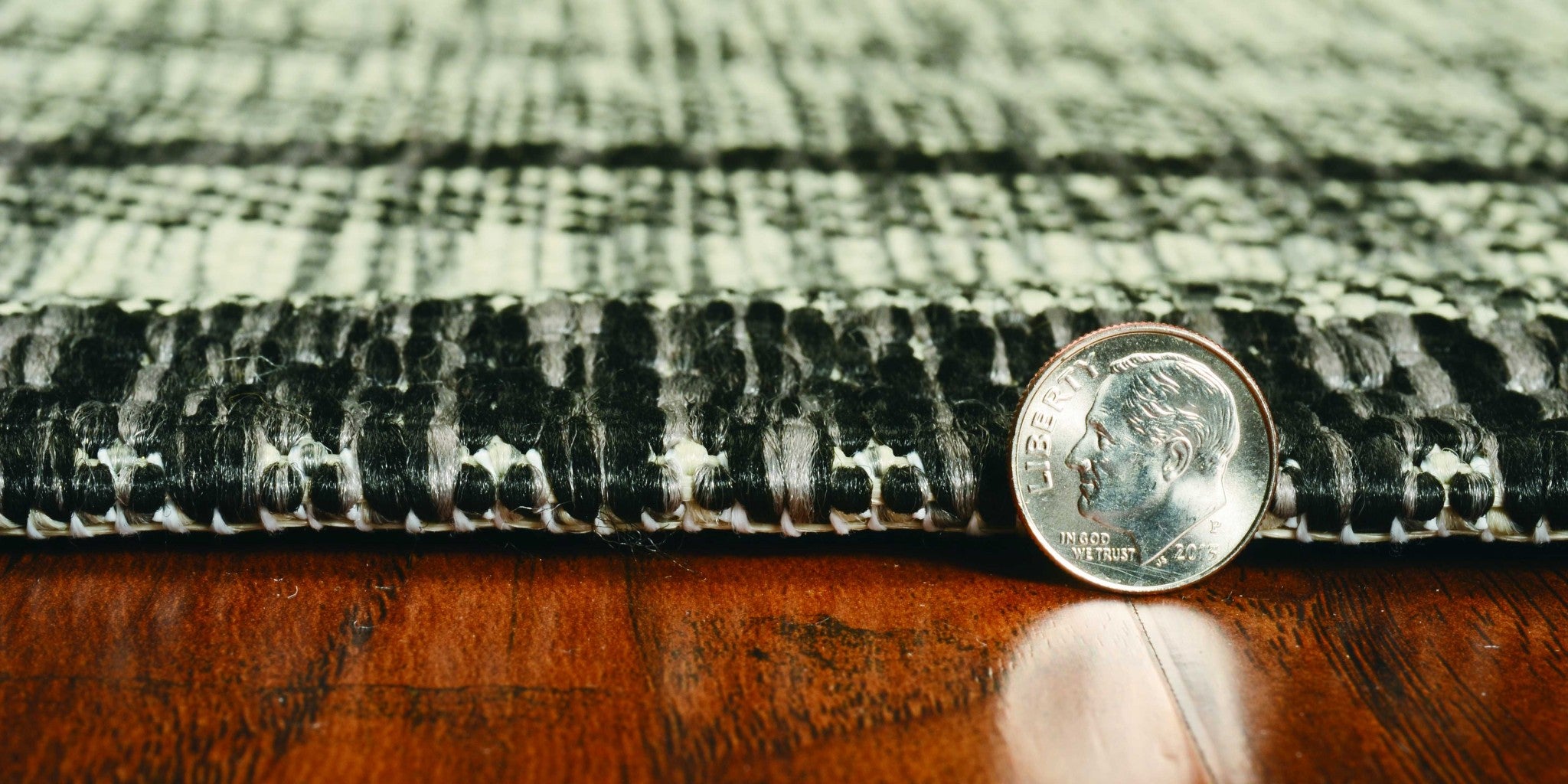 94" X 130" Grey Polypropylene Rug