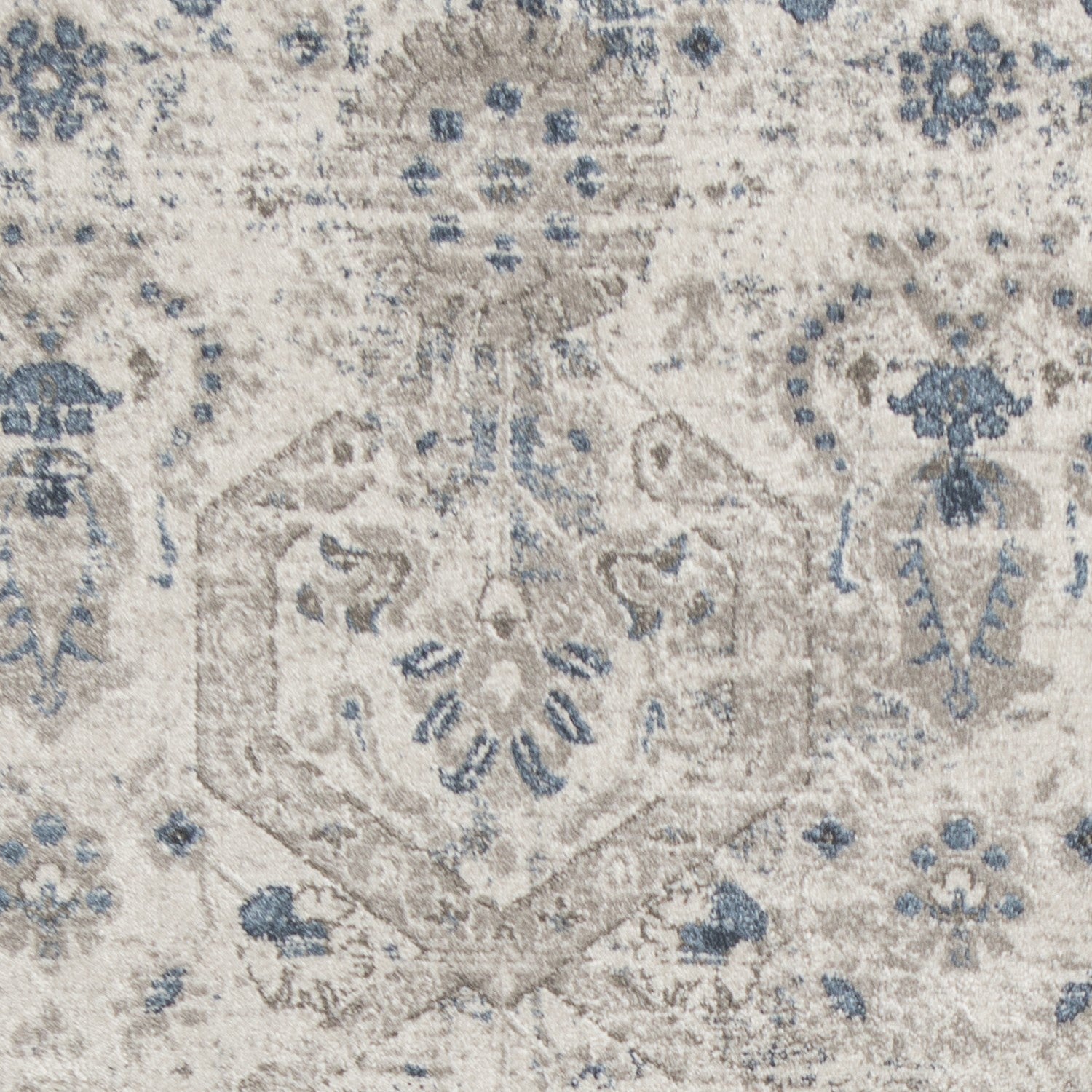 91" X 91" Ivory  Polypropelene Rug