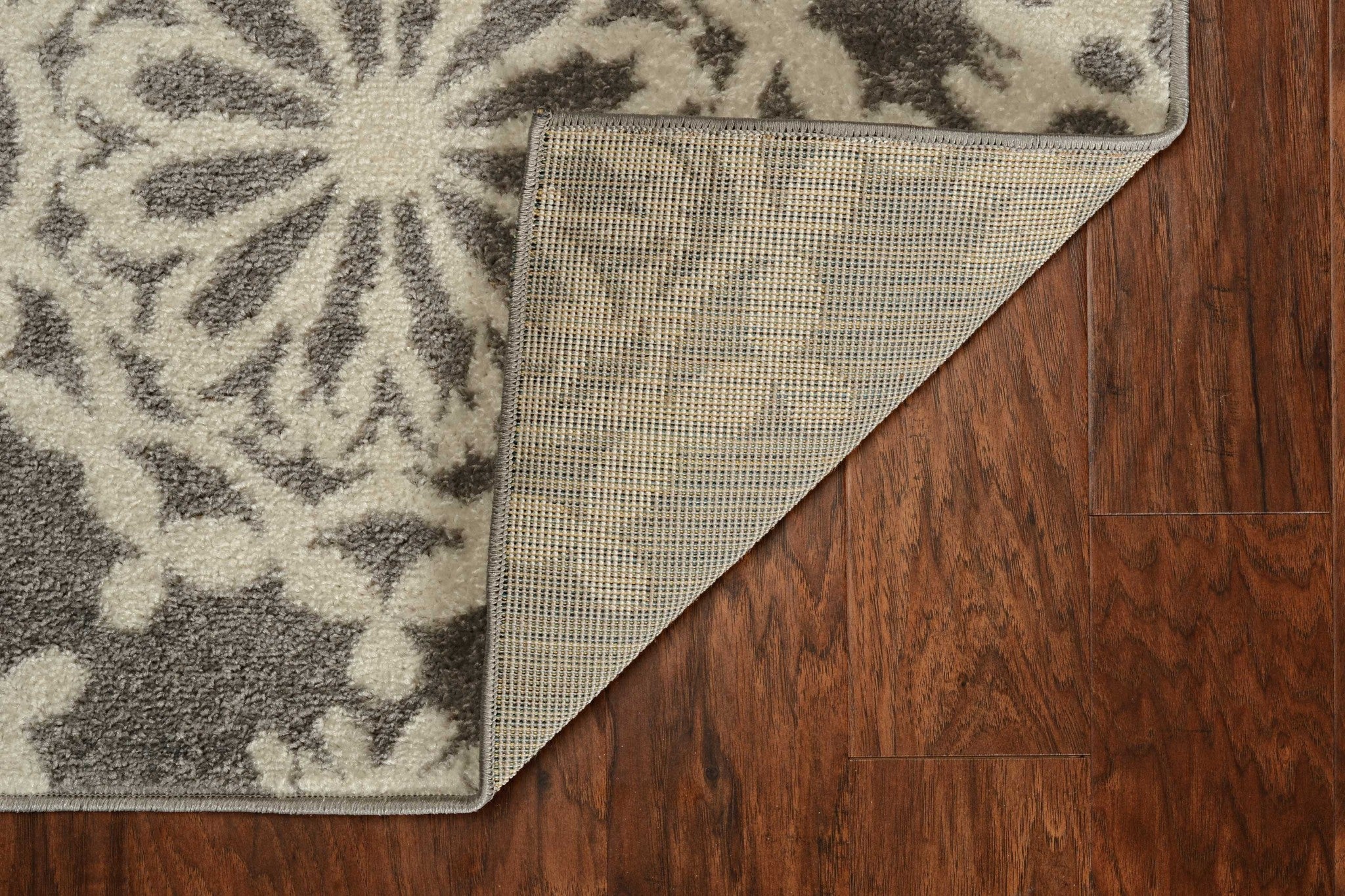 94" X 130" Grey or  Ivory  Polypropelene Rug
