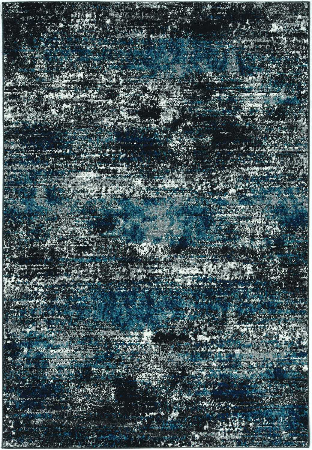 94" X 130" Grey or  Blue Polypropelene Rug